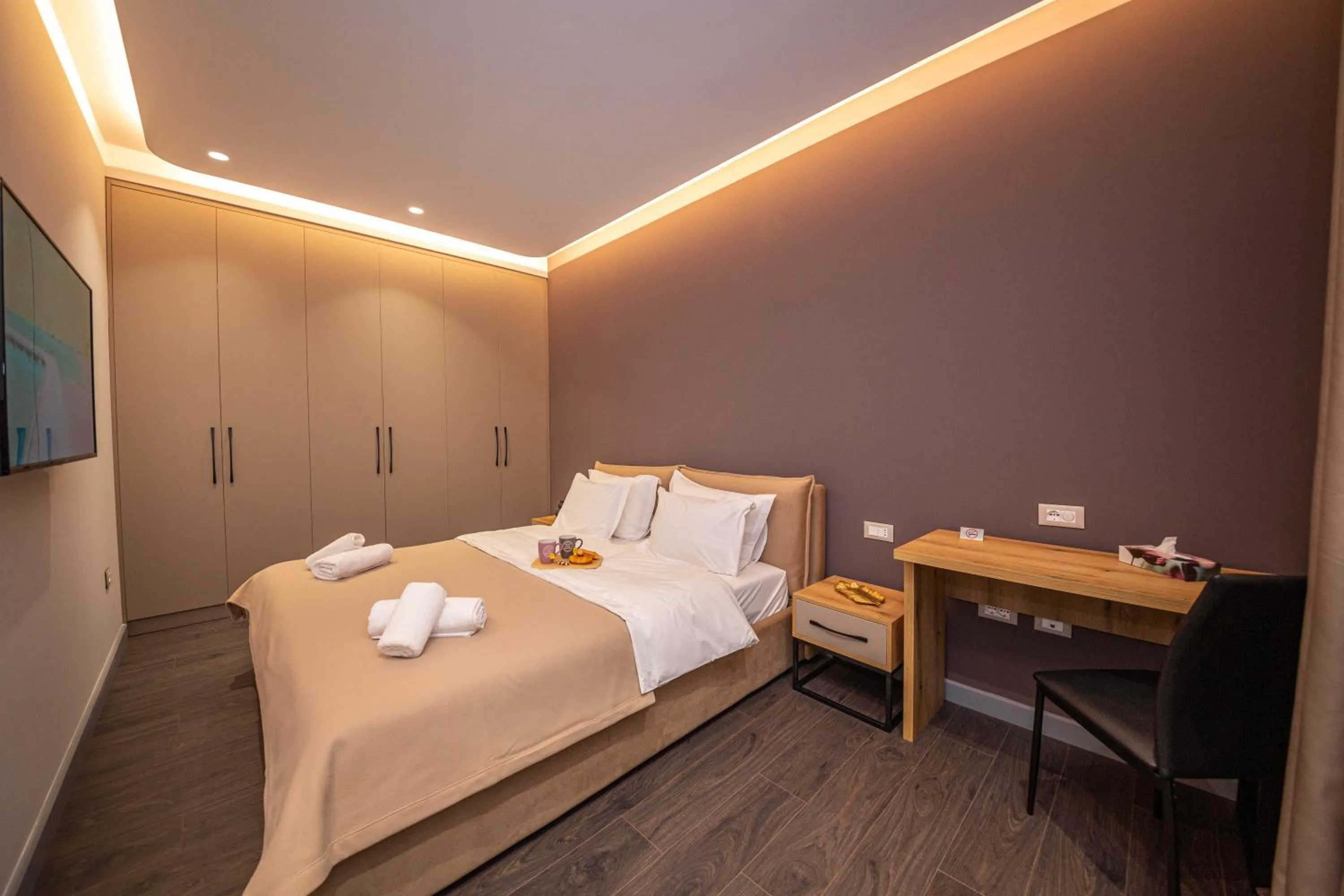 Bedroom, Bed in Blloku Unique Apartments