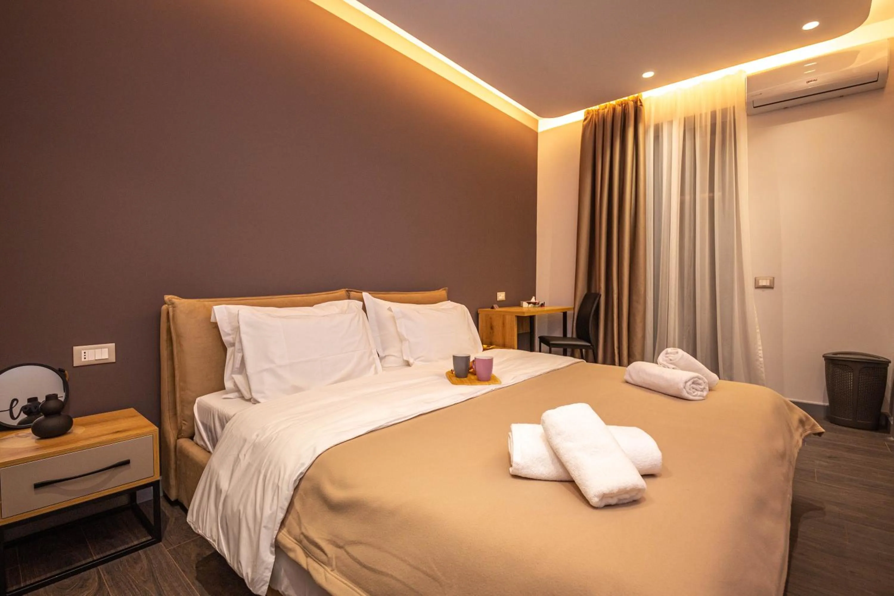 Bedroom, Bed in Blloku Unique Apartments