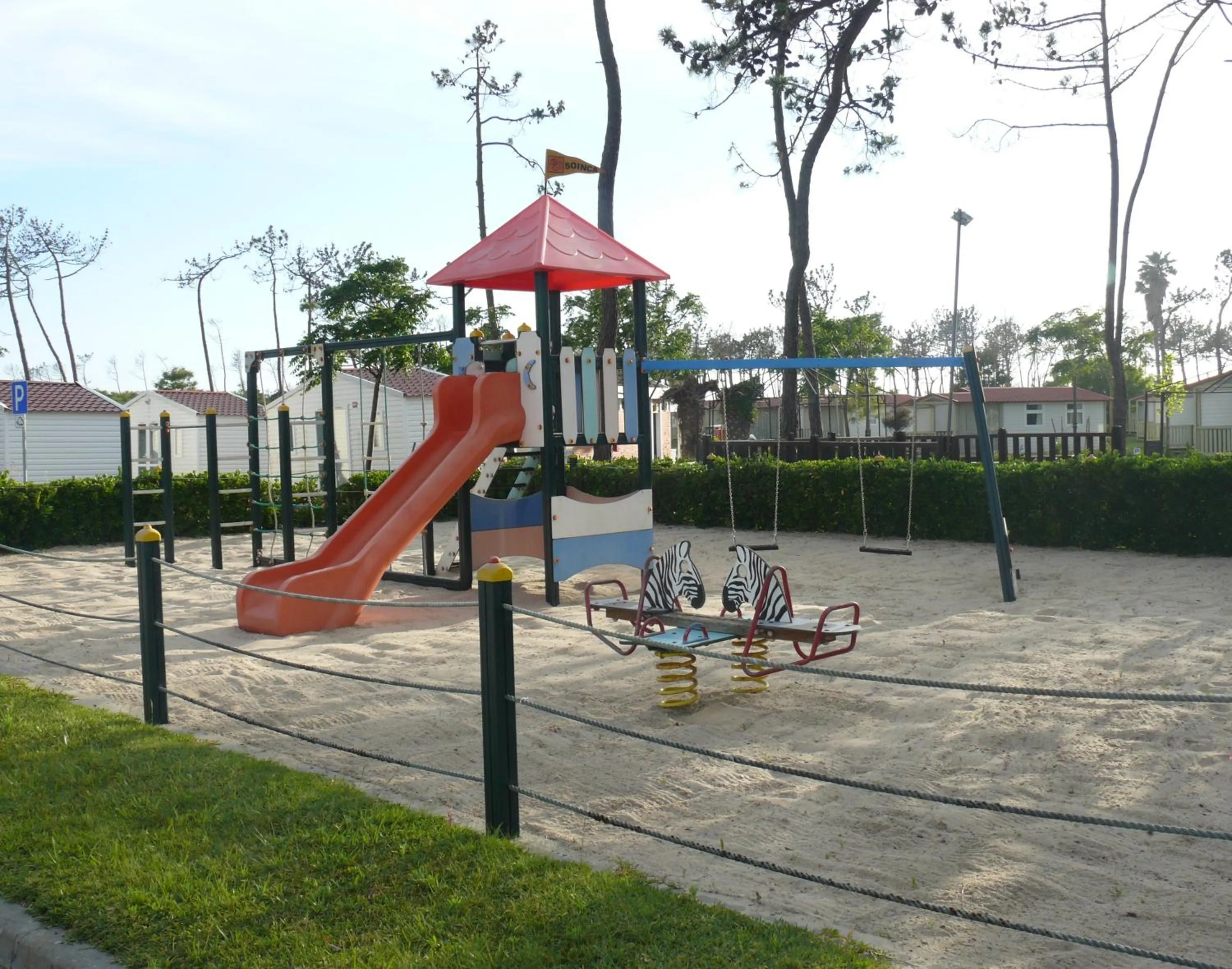 Children play ground in Parque De Campismo Orbitur Gala