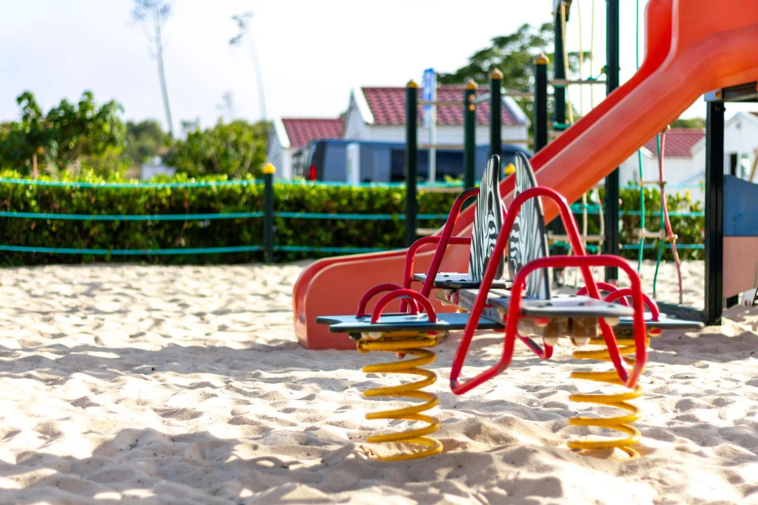 Children play ground in Parque De Campismo Orbitur Gala