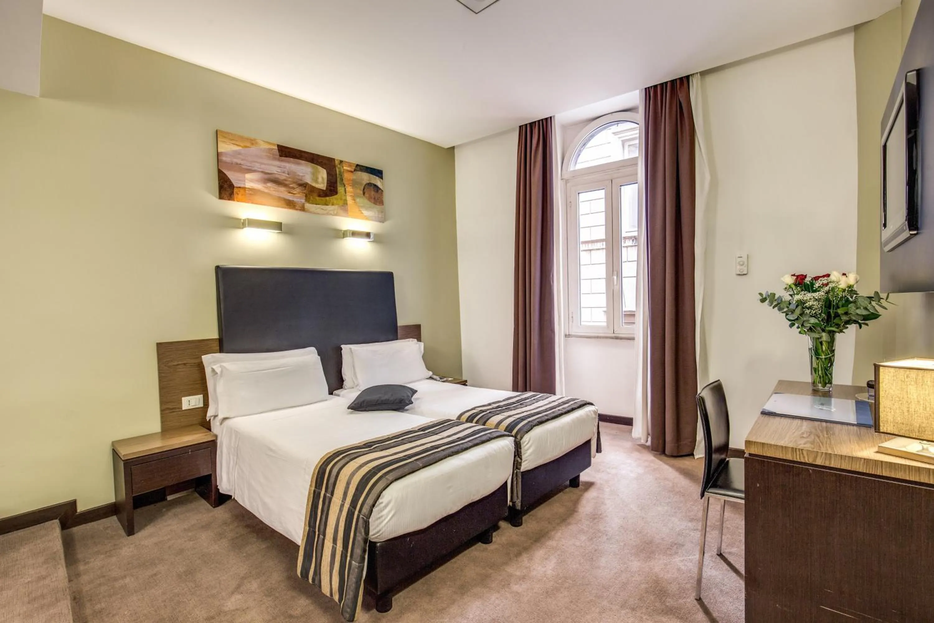 Bed in Hotel Rinascimento