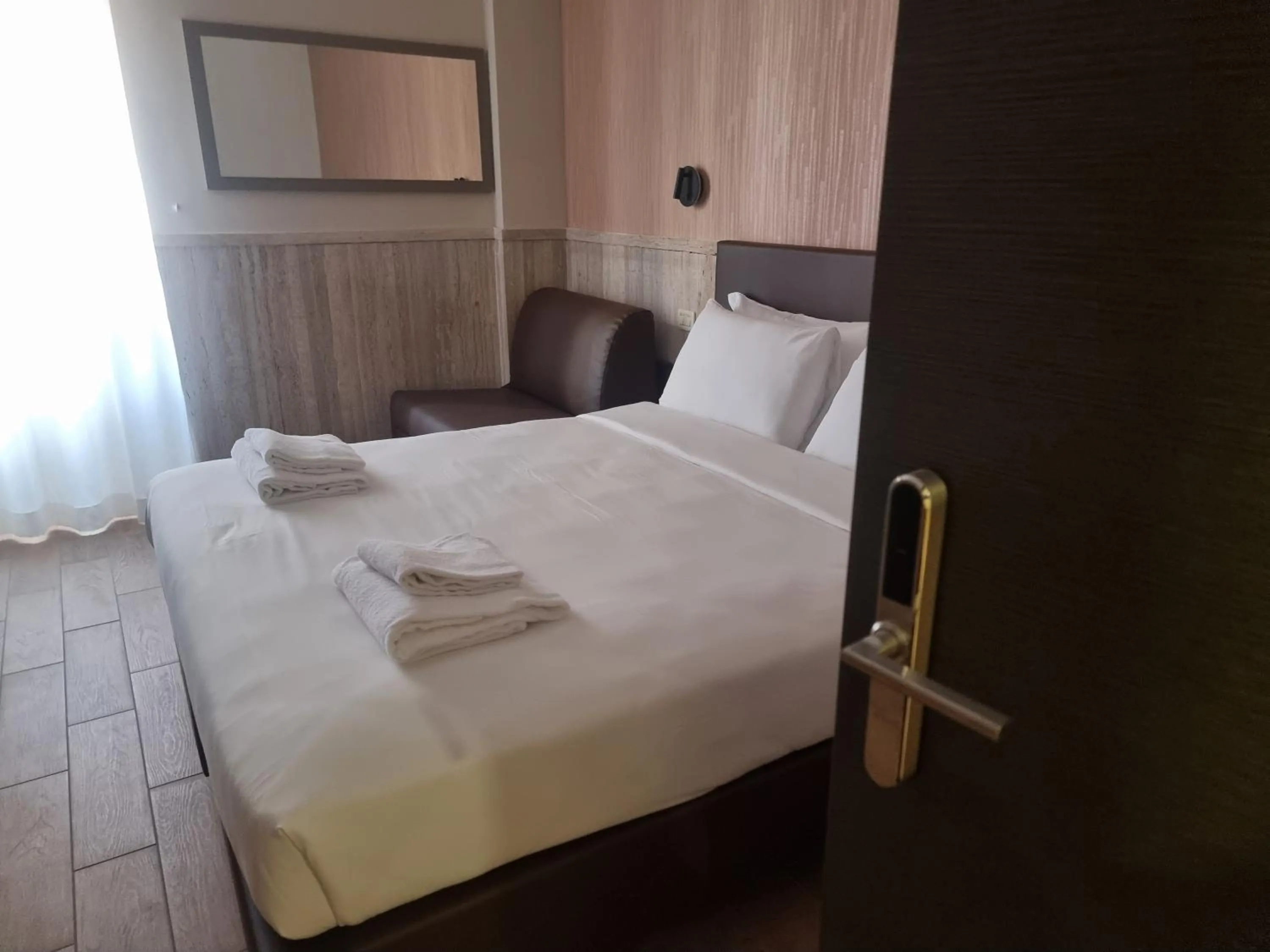 Bed in Hotel Pyramid