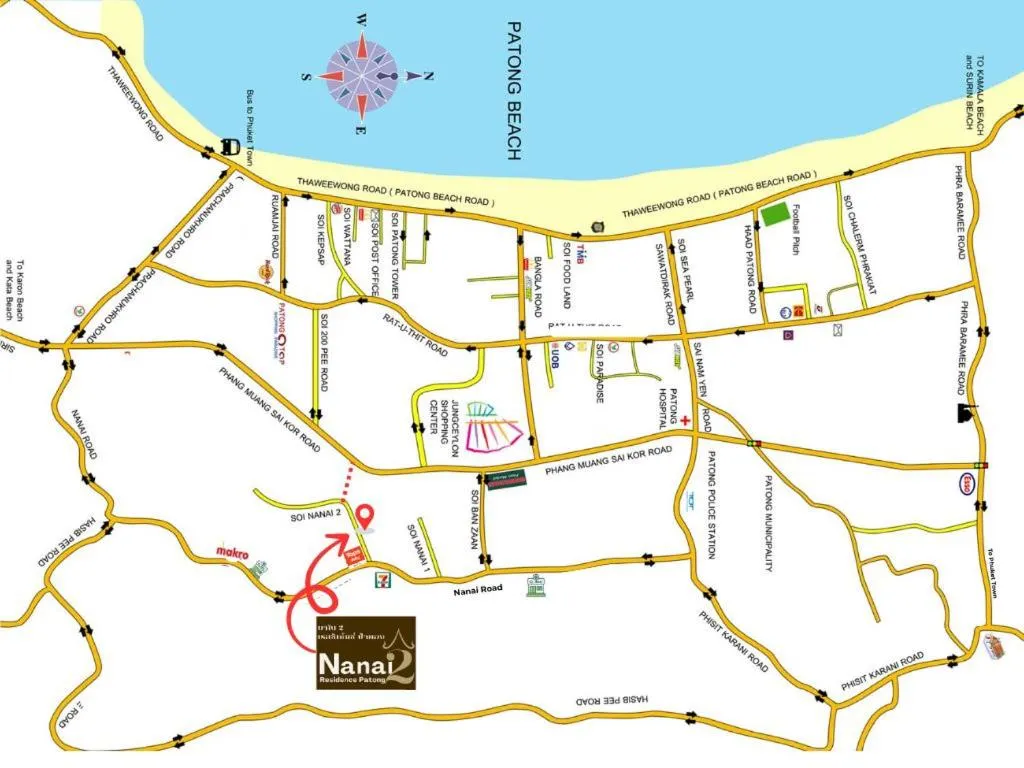 Property building in Nanai 2 Residence Patong Phuket