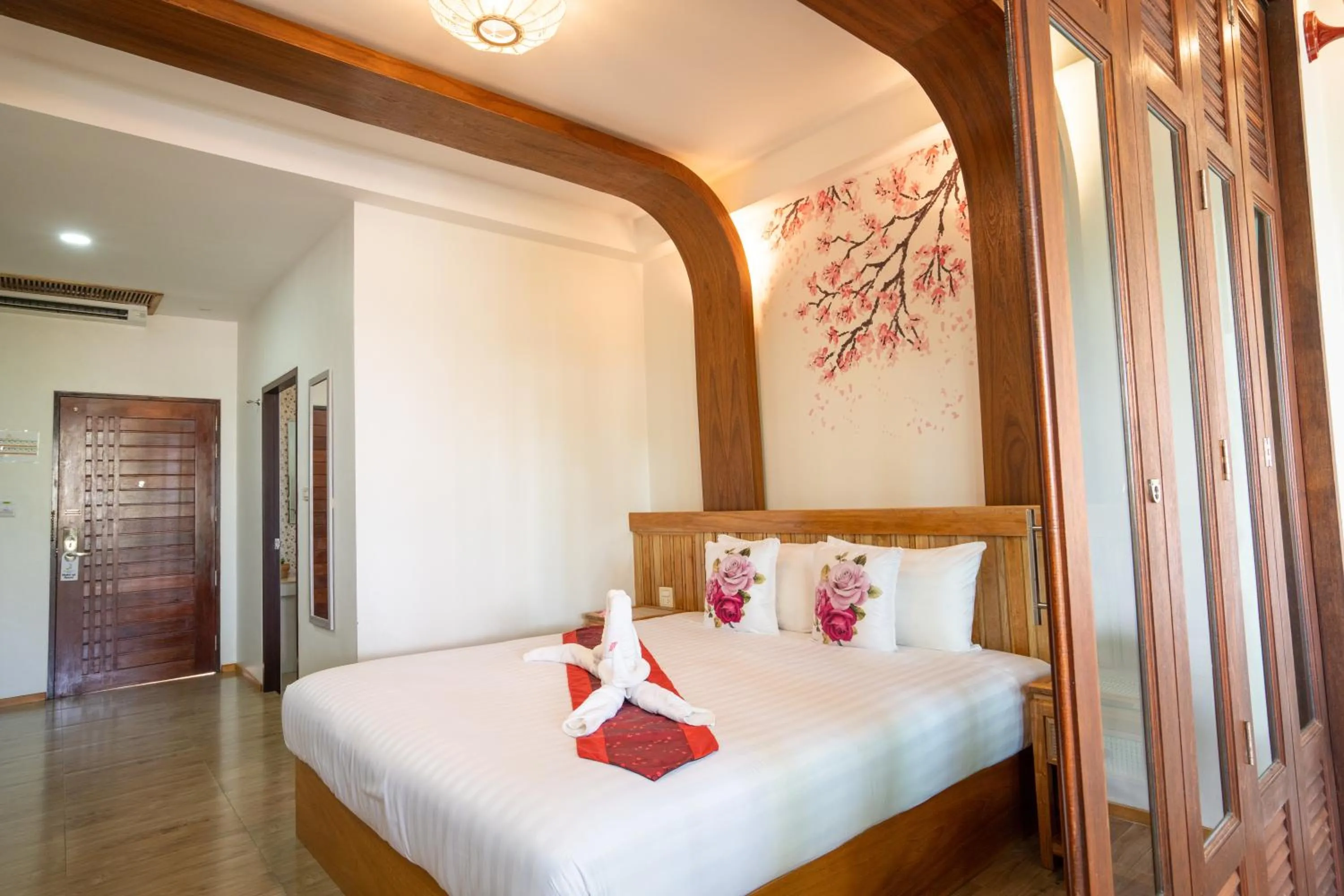 Bed in Merry Spa & Resort