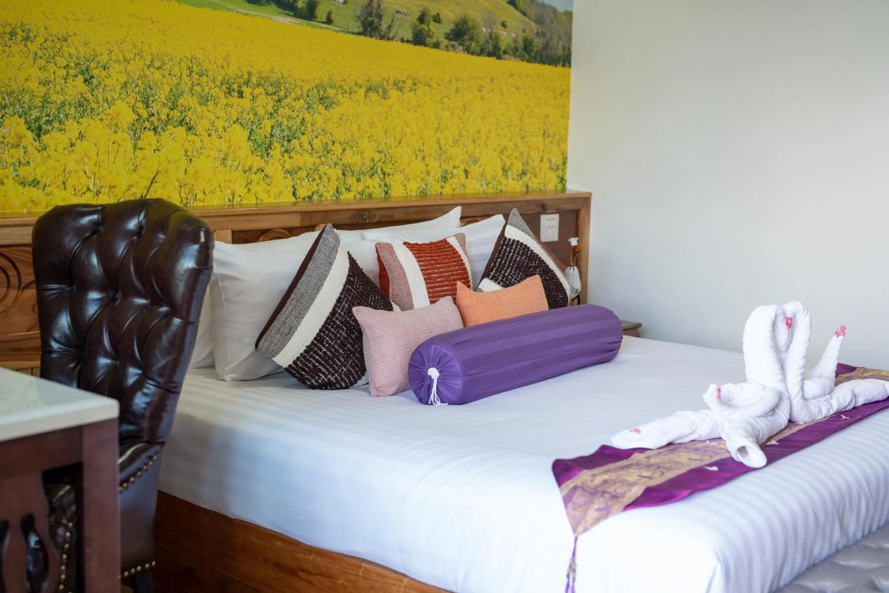 Bed in Merry Spa & Resort