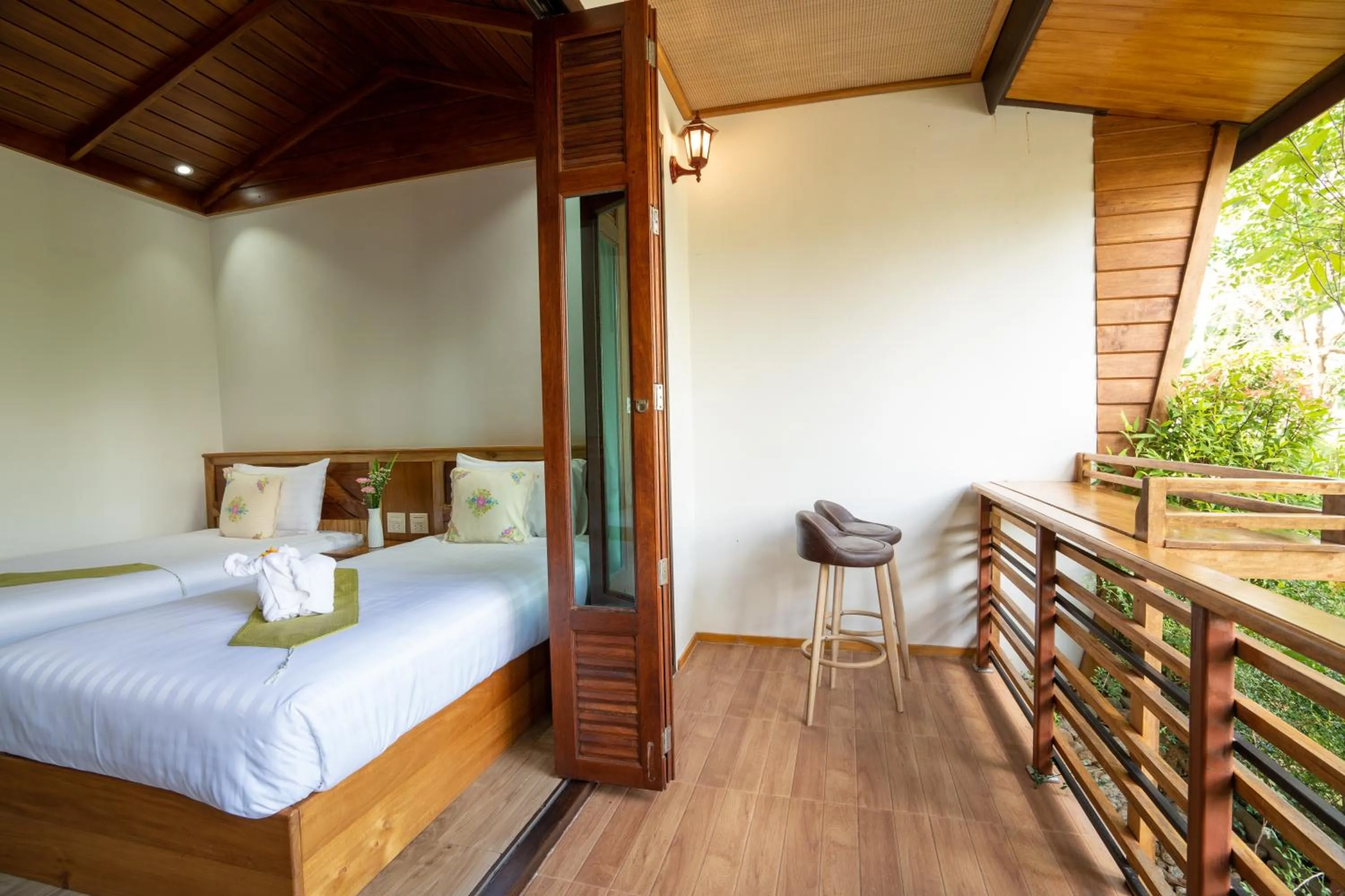 Bed in Merry Spa & Resort