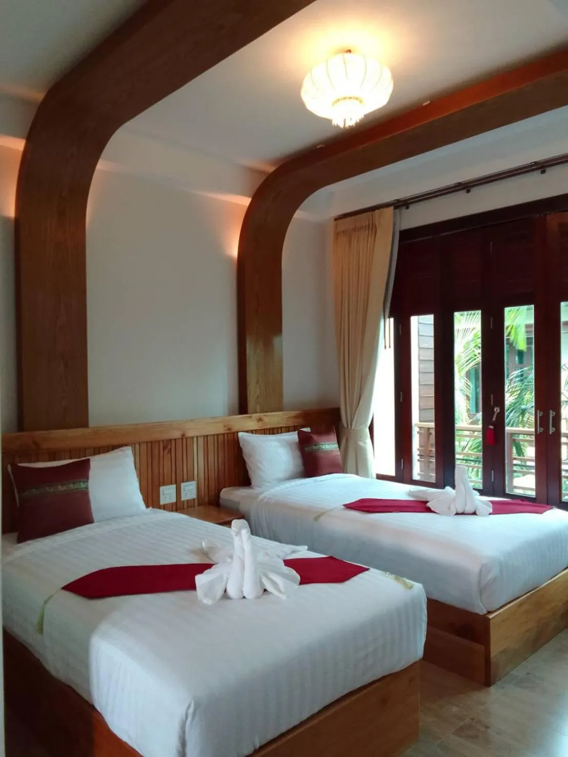 Bed in Merry Spa & Resort