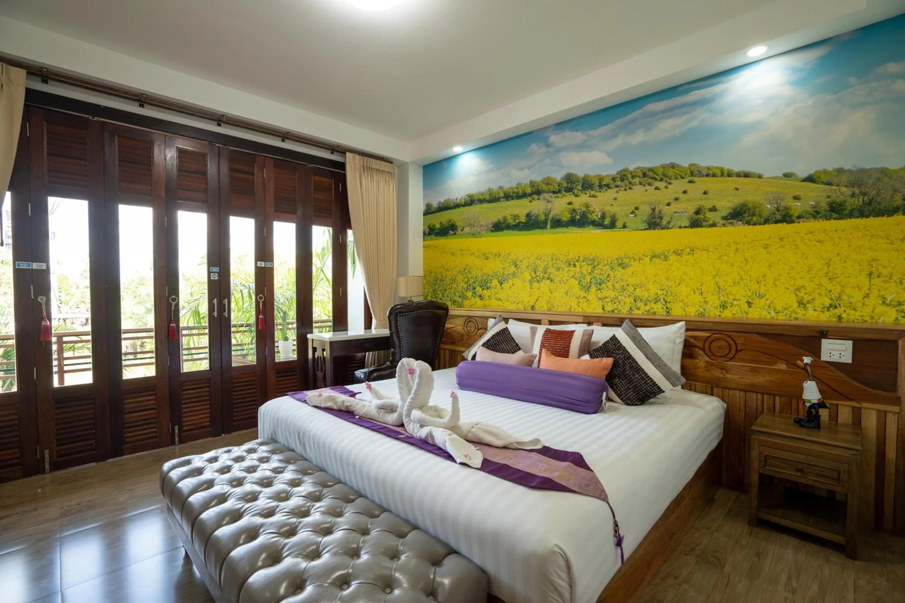 Bed in Merry Spa & Resort