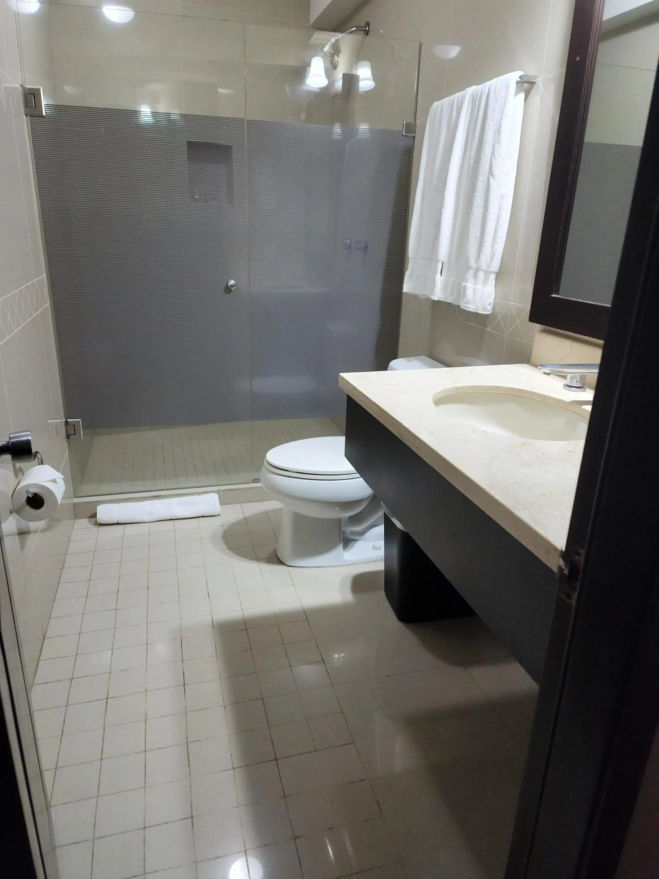 Shower in Hotel Maria Elena