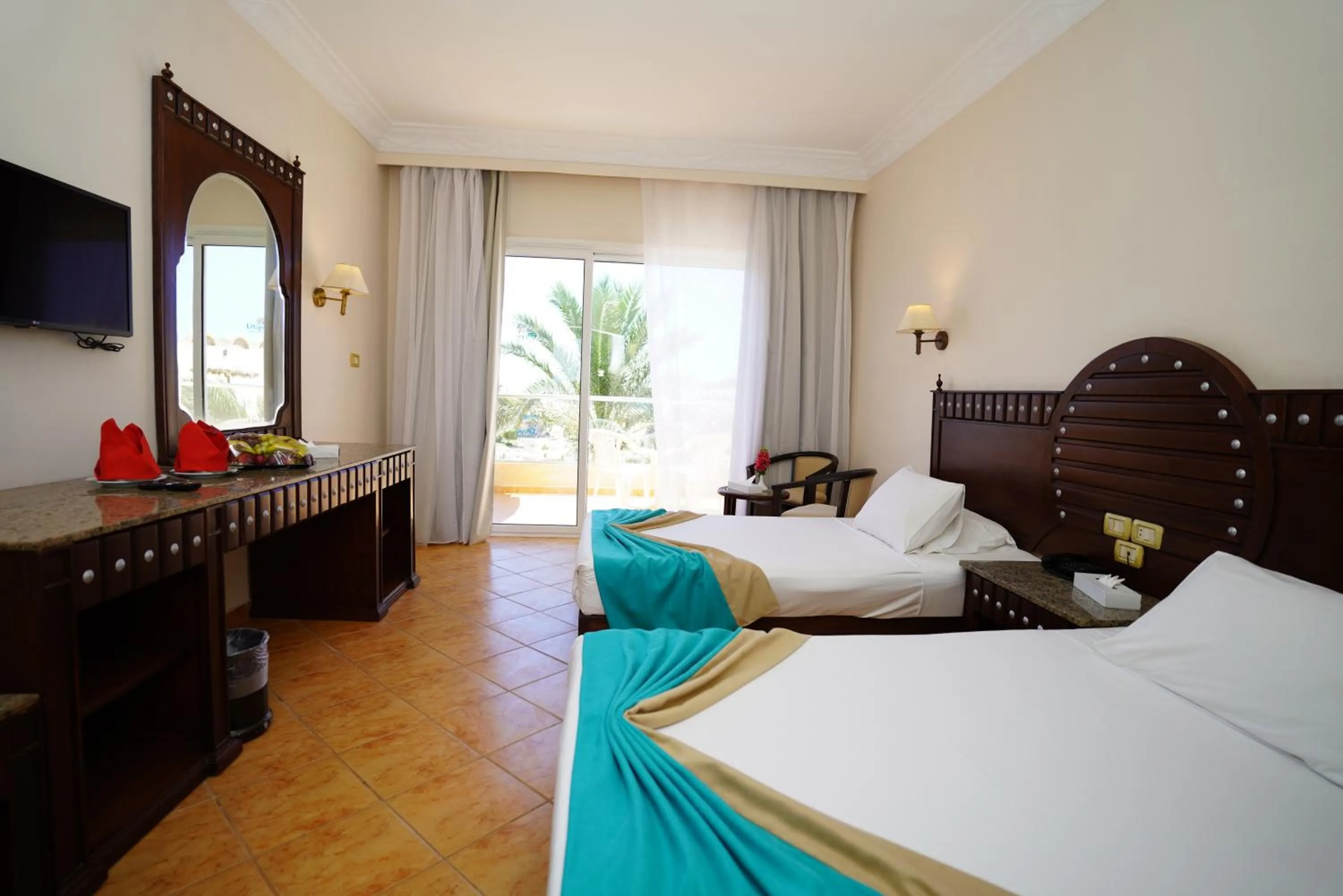 Bed in Utopia Beach Club