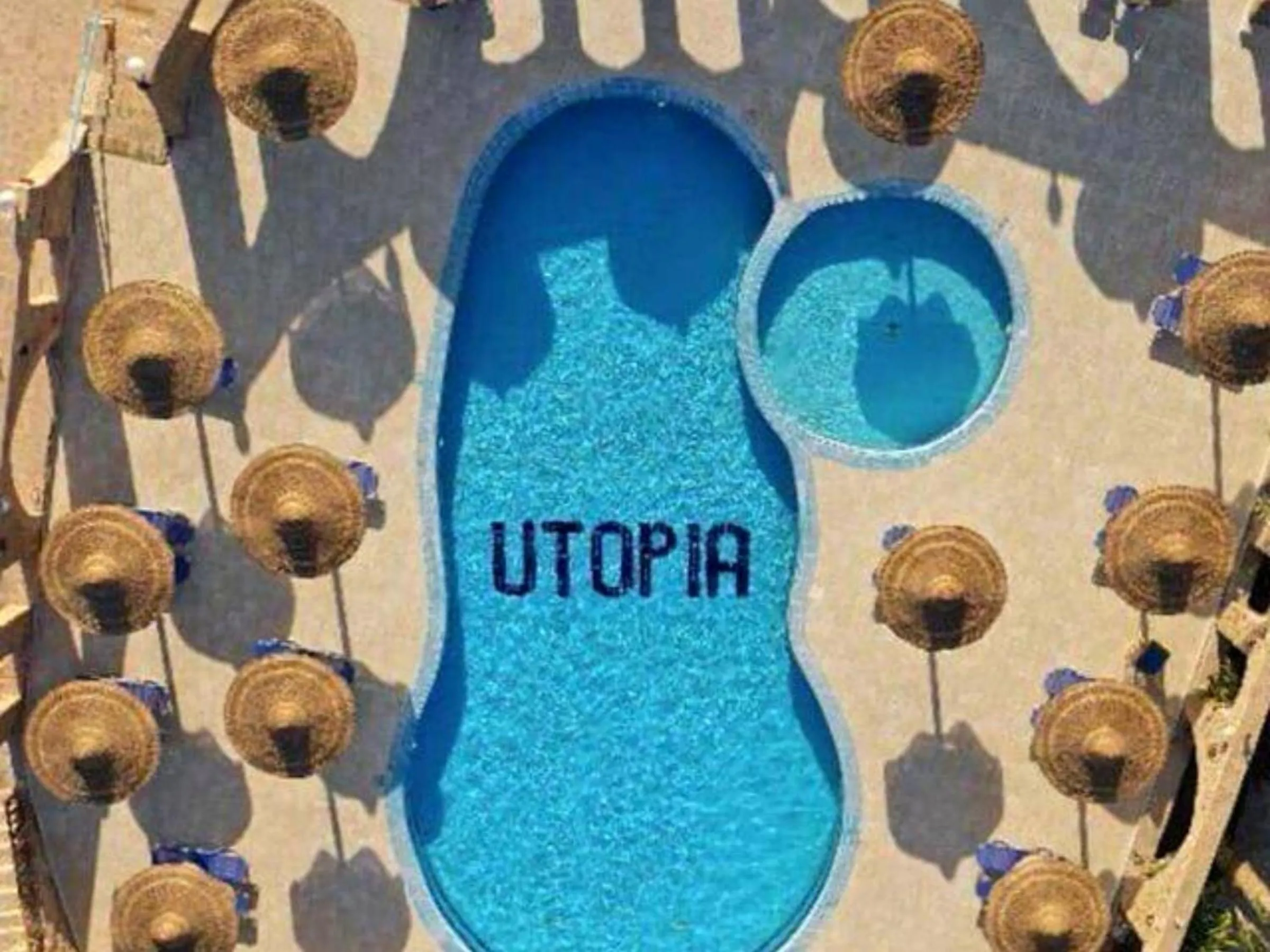 Pool view in Utopia Beach Club