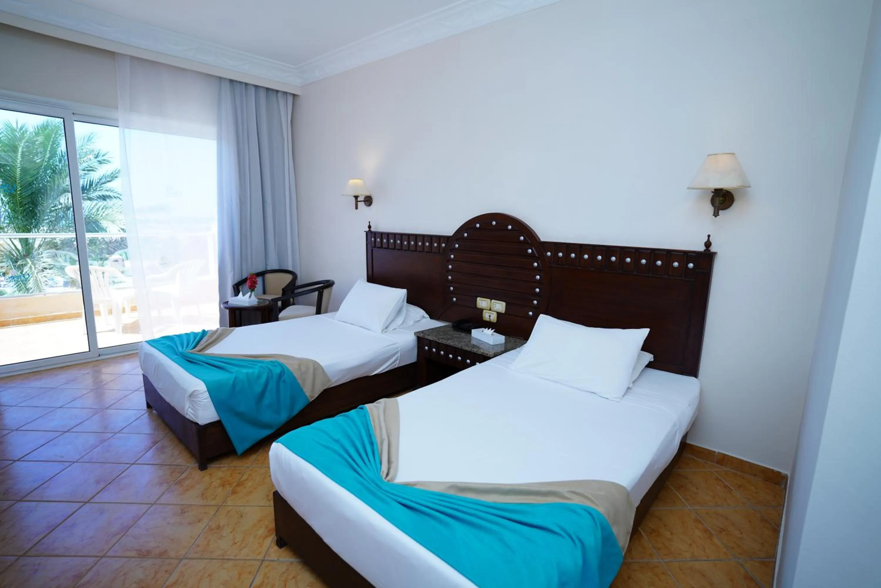 Bed in Utopia Beach Club