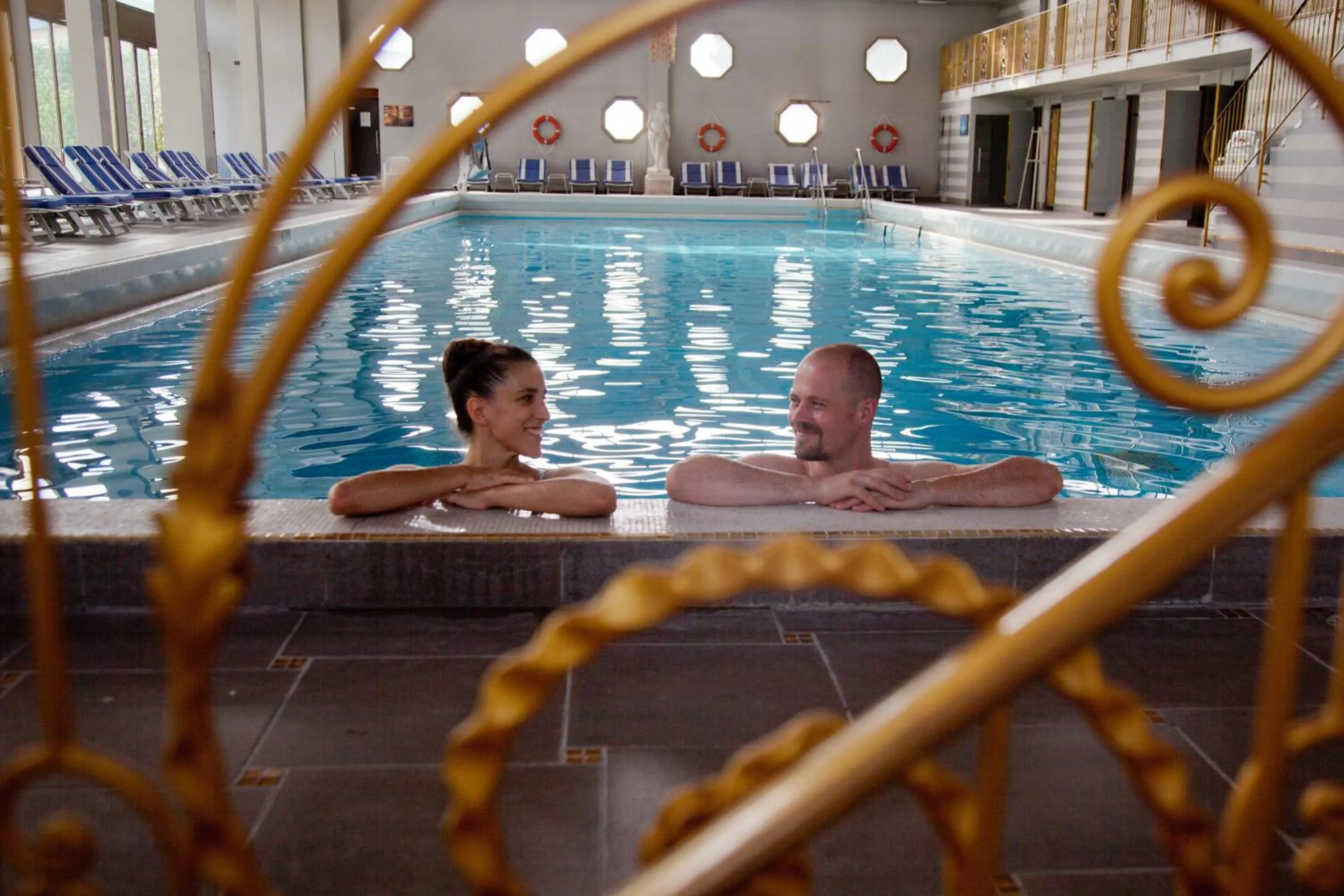 Swimming pool in Abano Ritz Hotel Terme