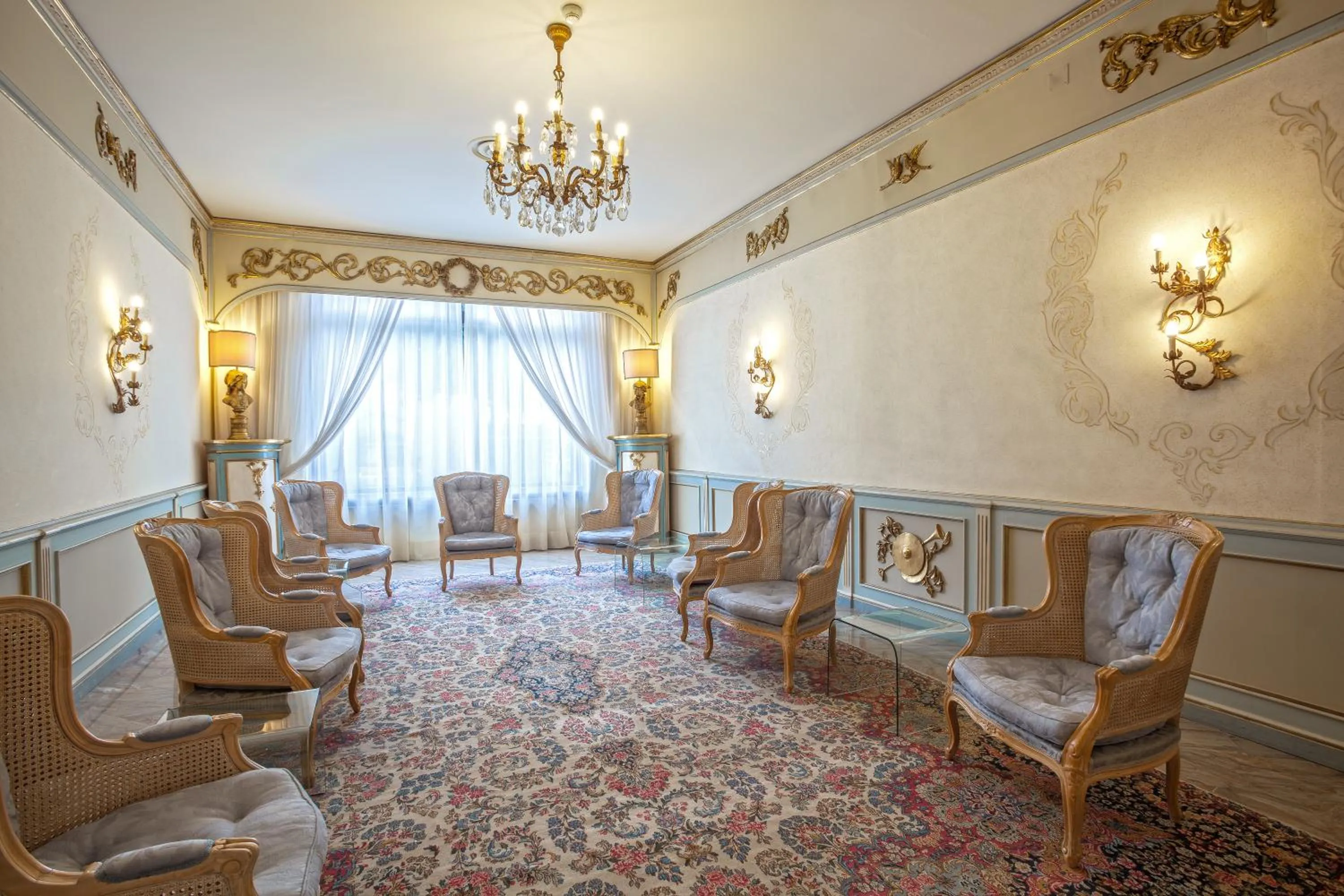 Lobby or reception in Abano Ritz Hotel Terme