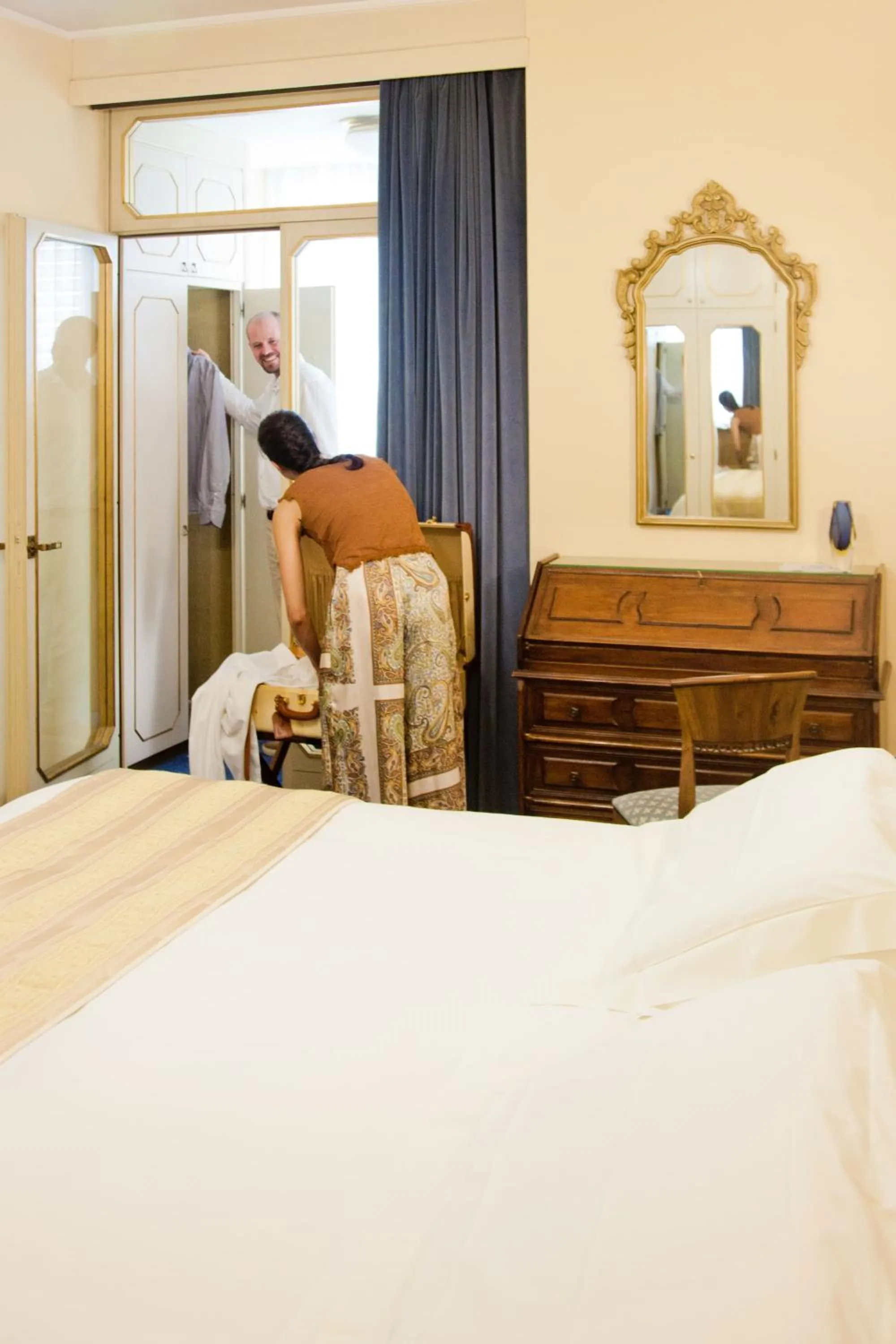 People, Bed in Abano Ritz Hotel Terme