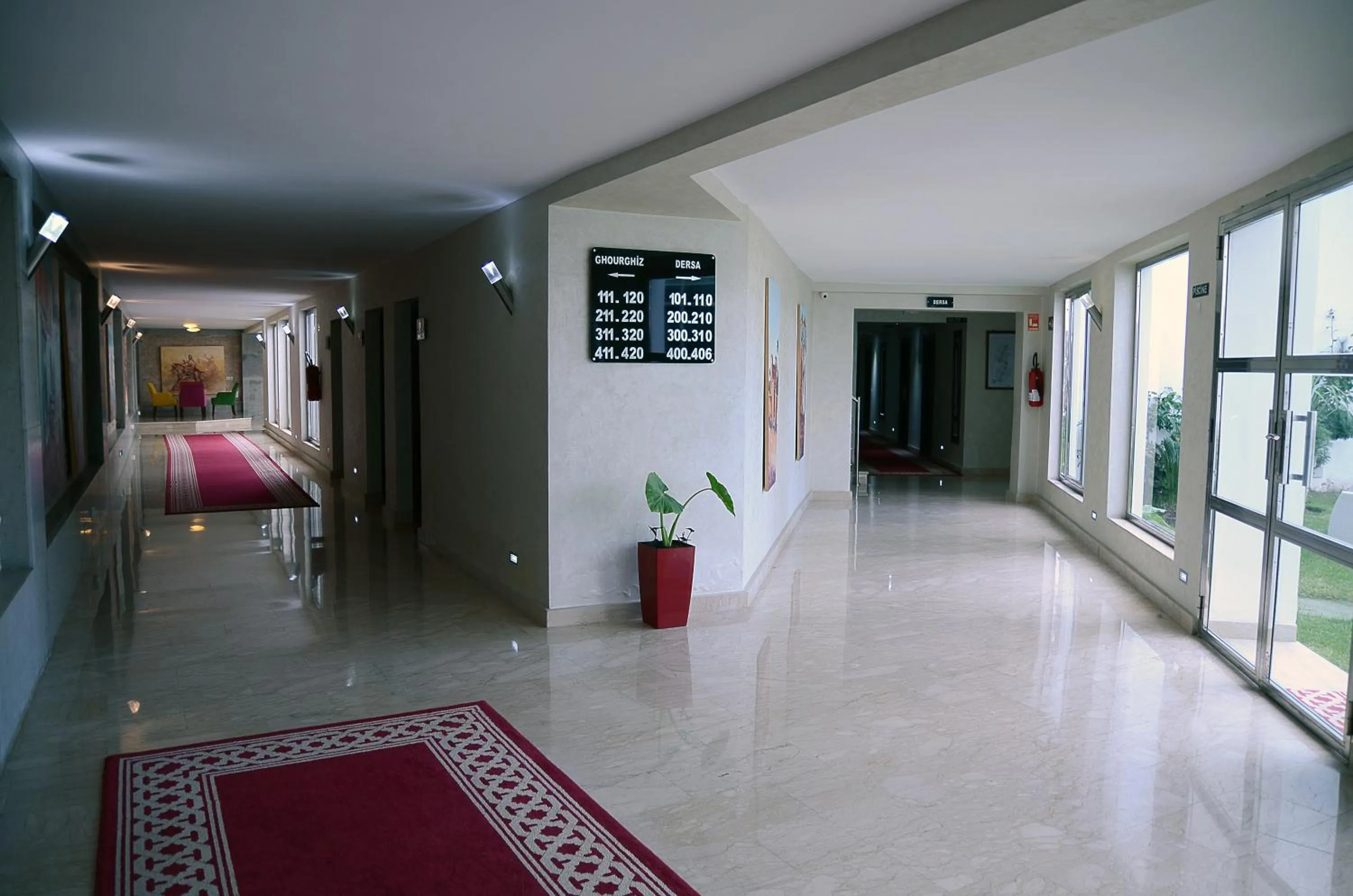 Decorative detail, Bed in Hotel Chams