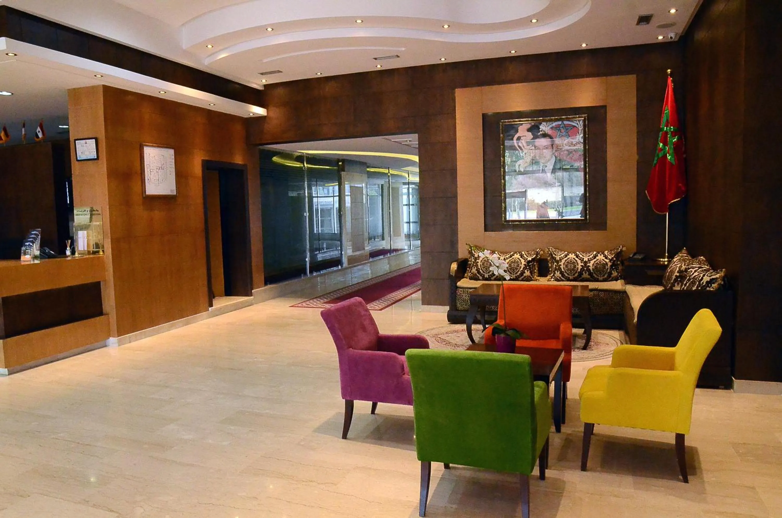 Lobby or reception in Hotel Chams