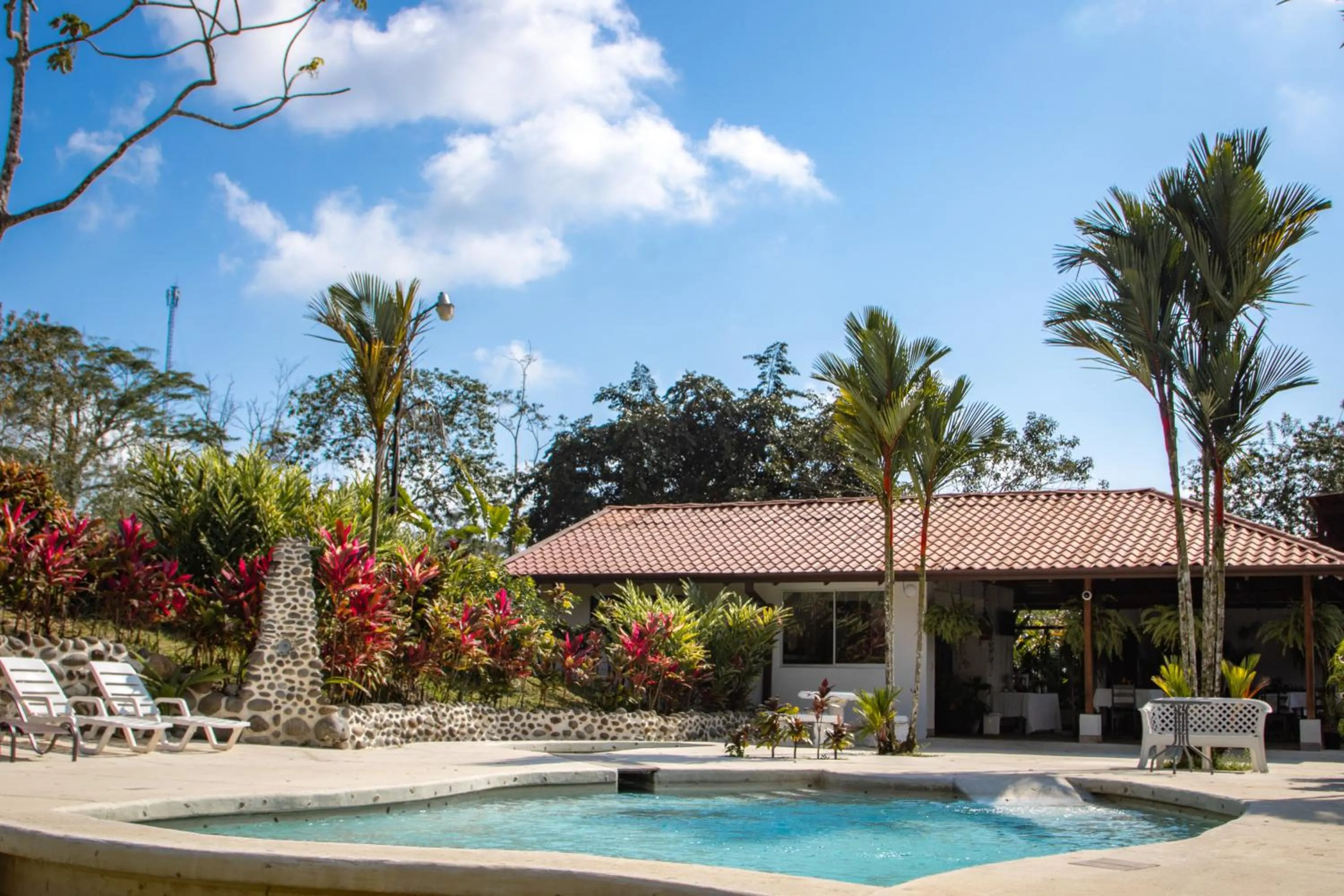 Pool view in Miradas Arenal Hotel & Hotsprings