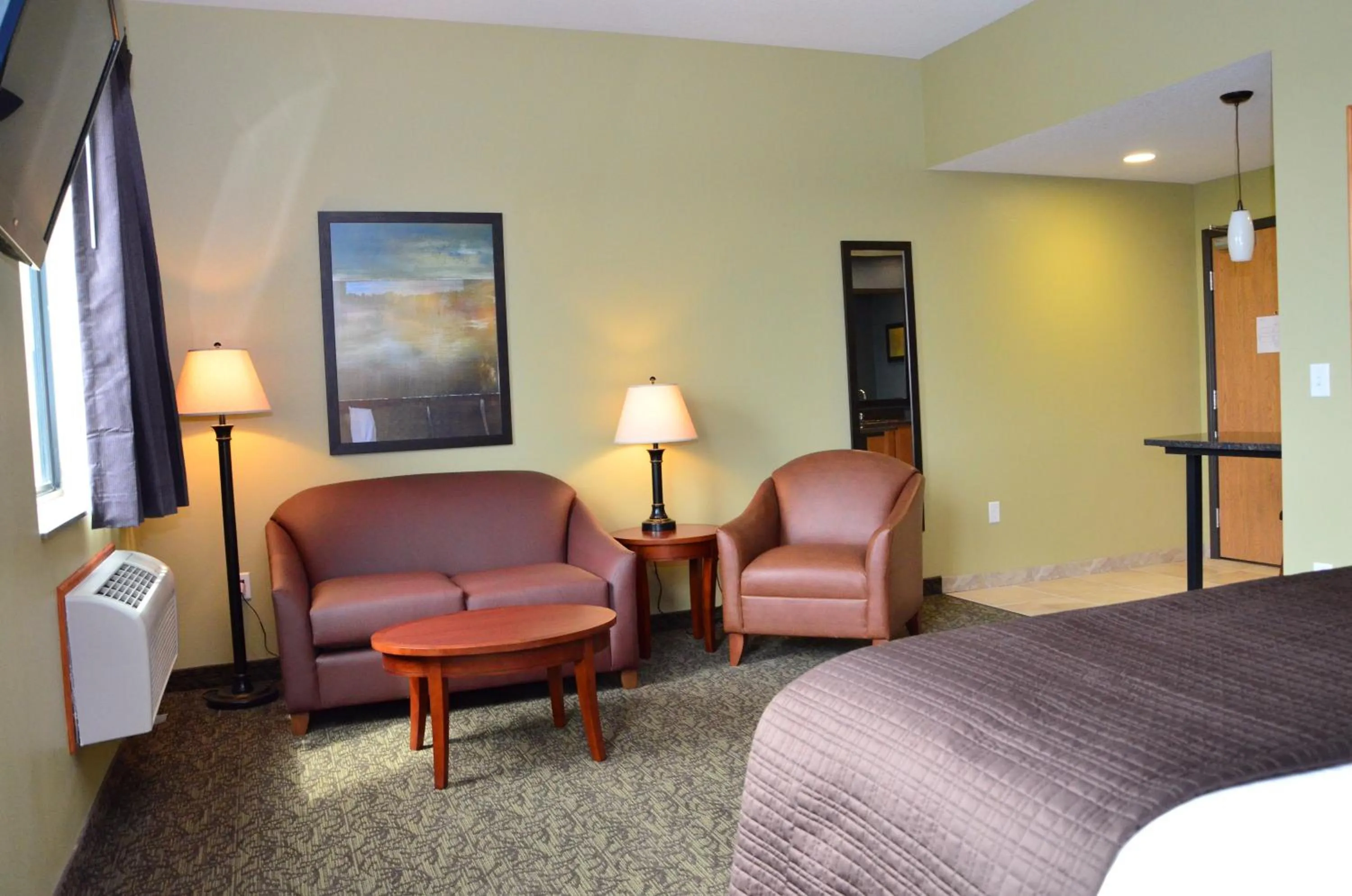 Seating area in Cobblestone Inn & Suites - Newton