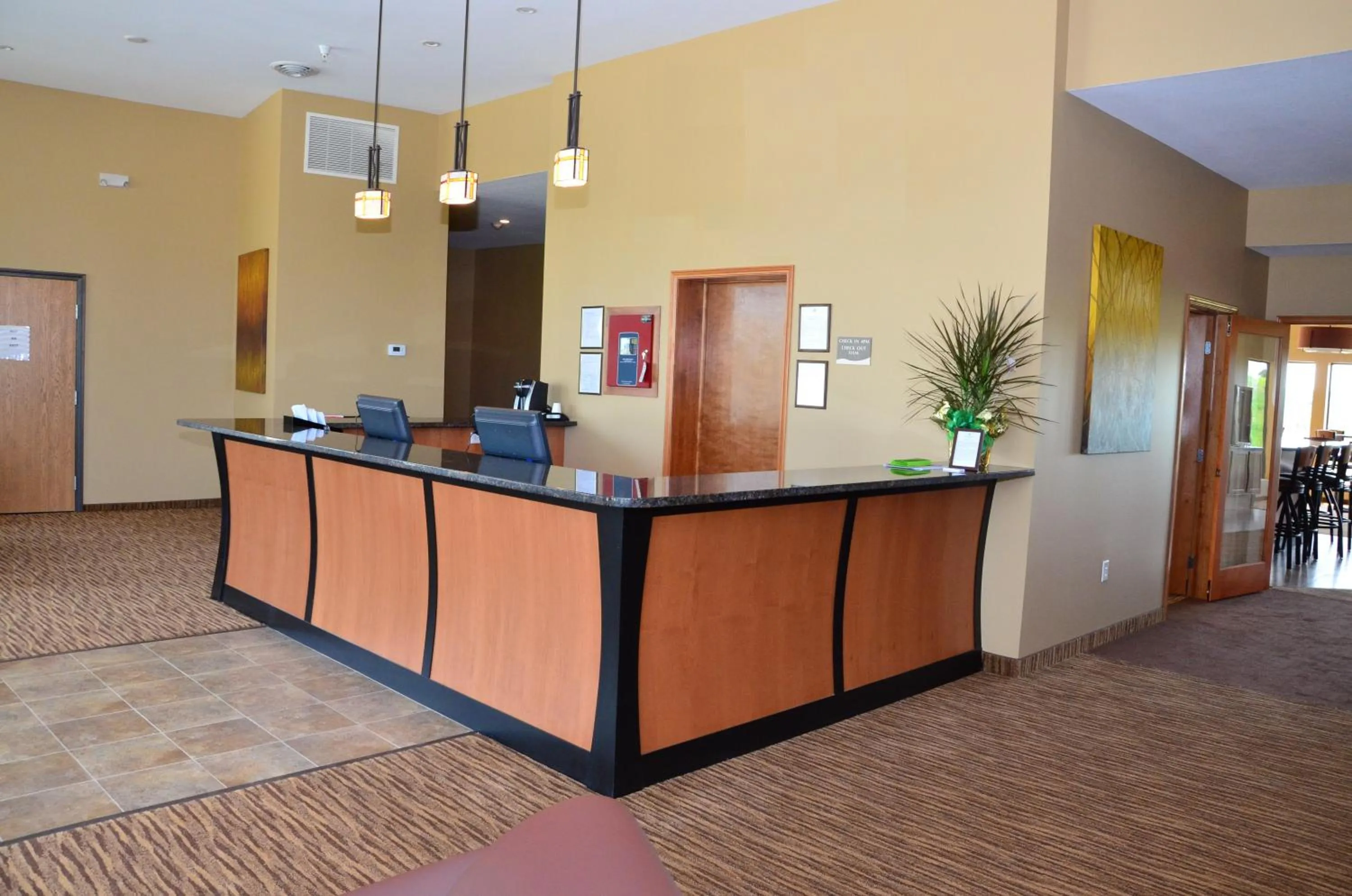 Lobby or reception in Cobblestone Inn & Suites - Newton