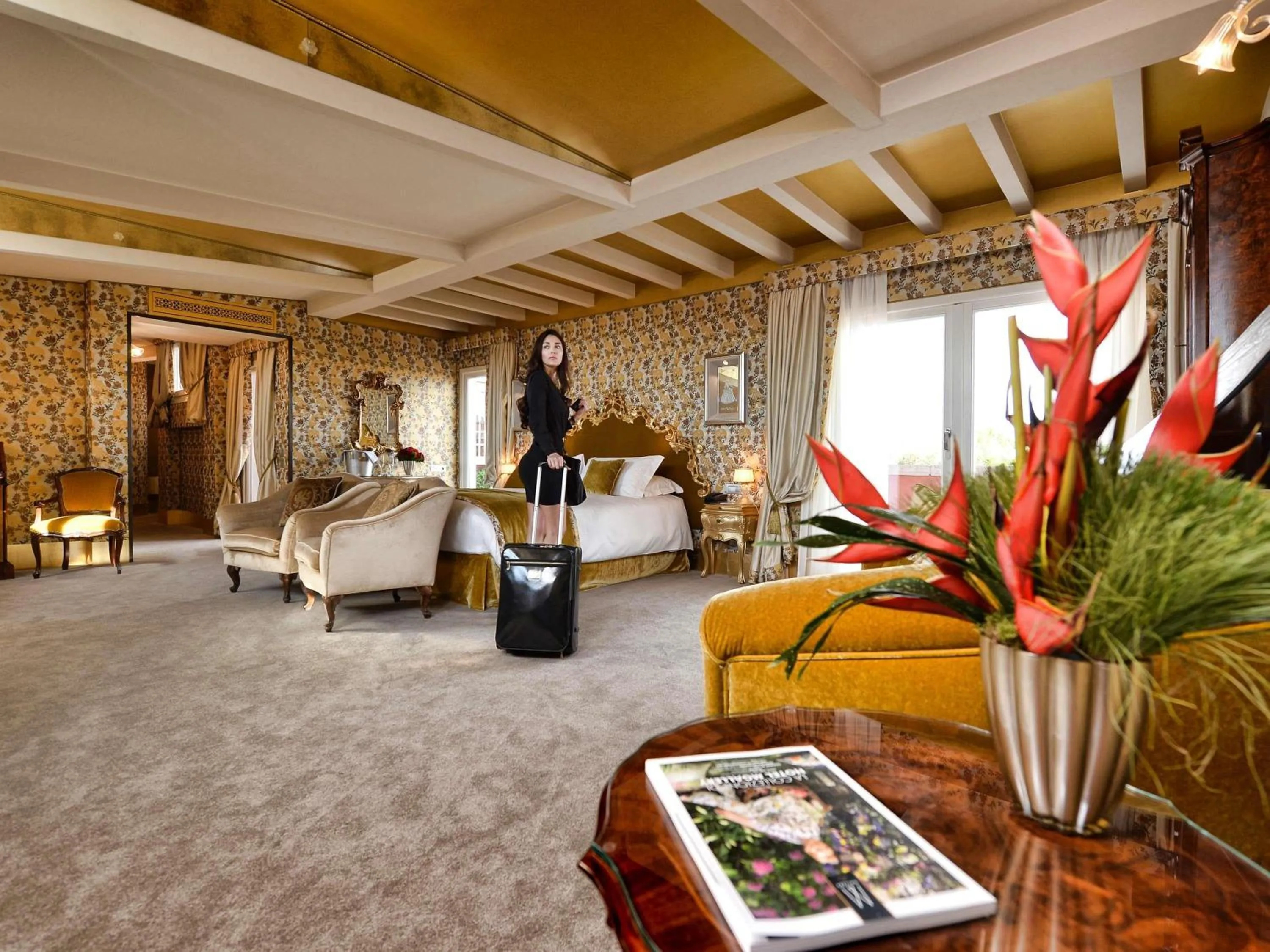 Bedroom, Bed in Papadopoli Hotel Venezia - MGallery Collection