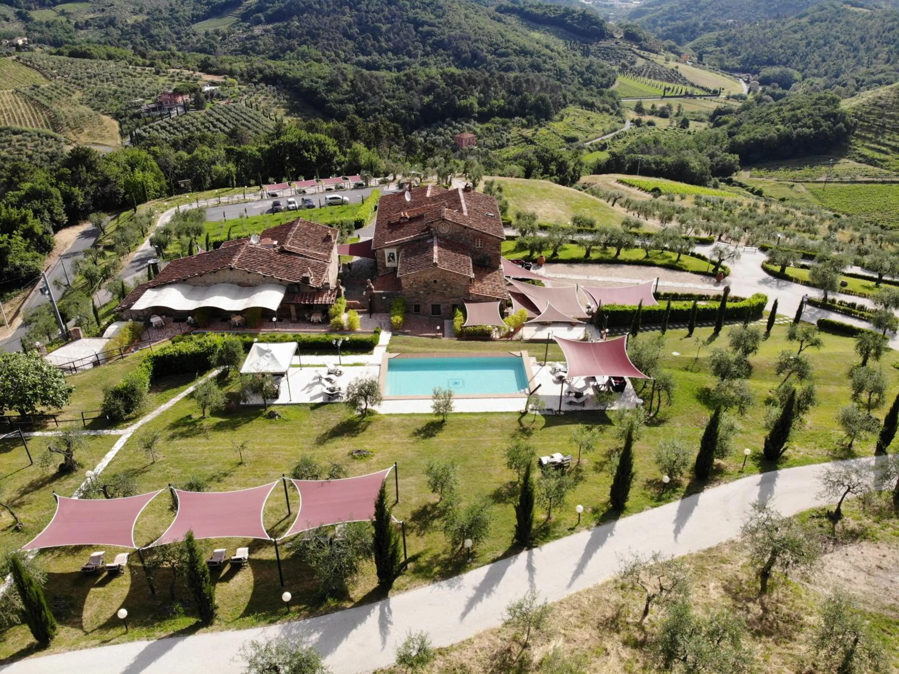 Bird's eye view in Hotel Villa Volpi