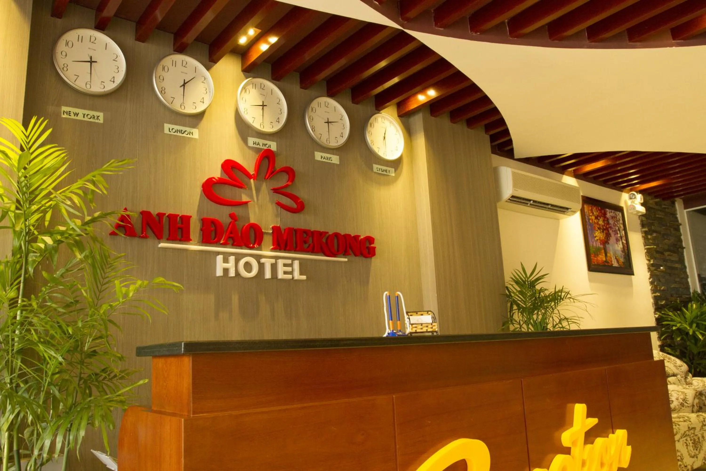 Lobby or reception in Anh Dao Mekong Hotel