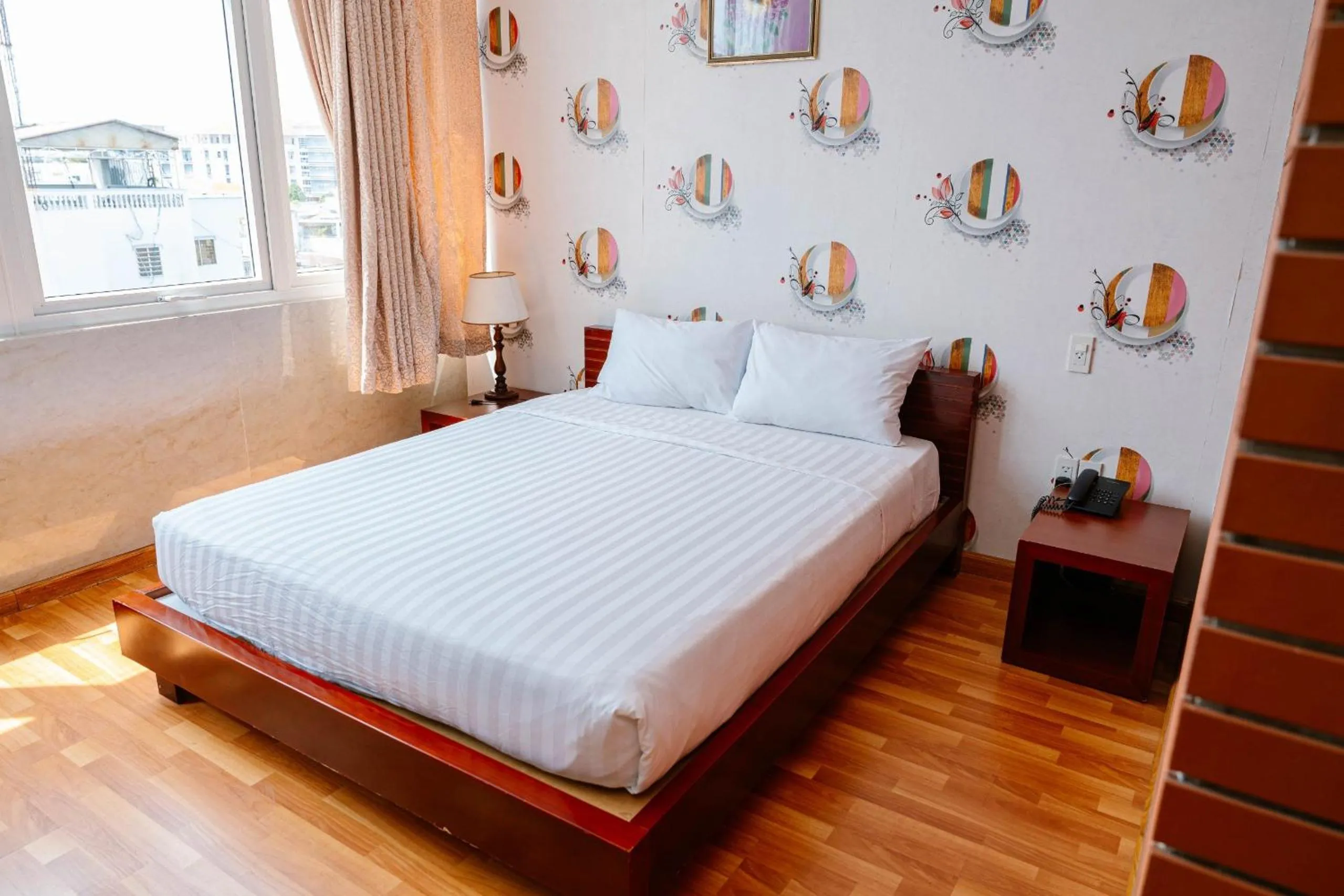 Bed in Anh Dao Mekong Hotel