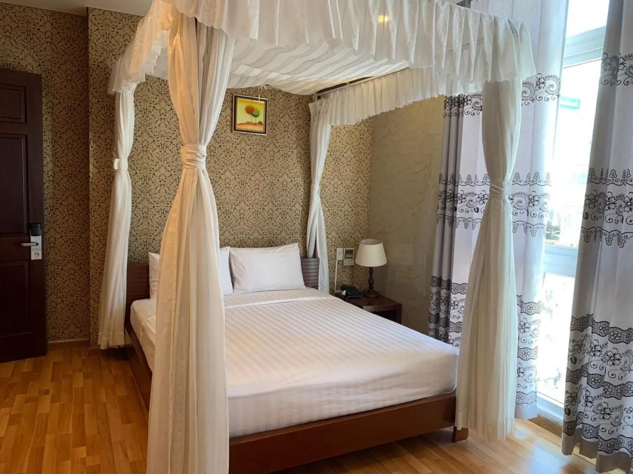 Bed in Anh Dao Mekong Hotel