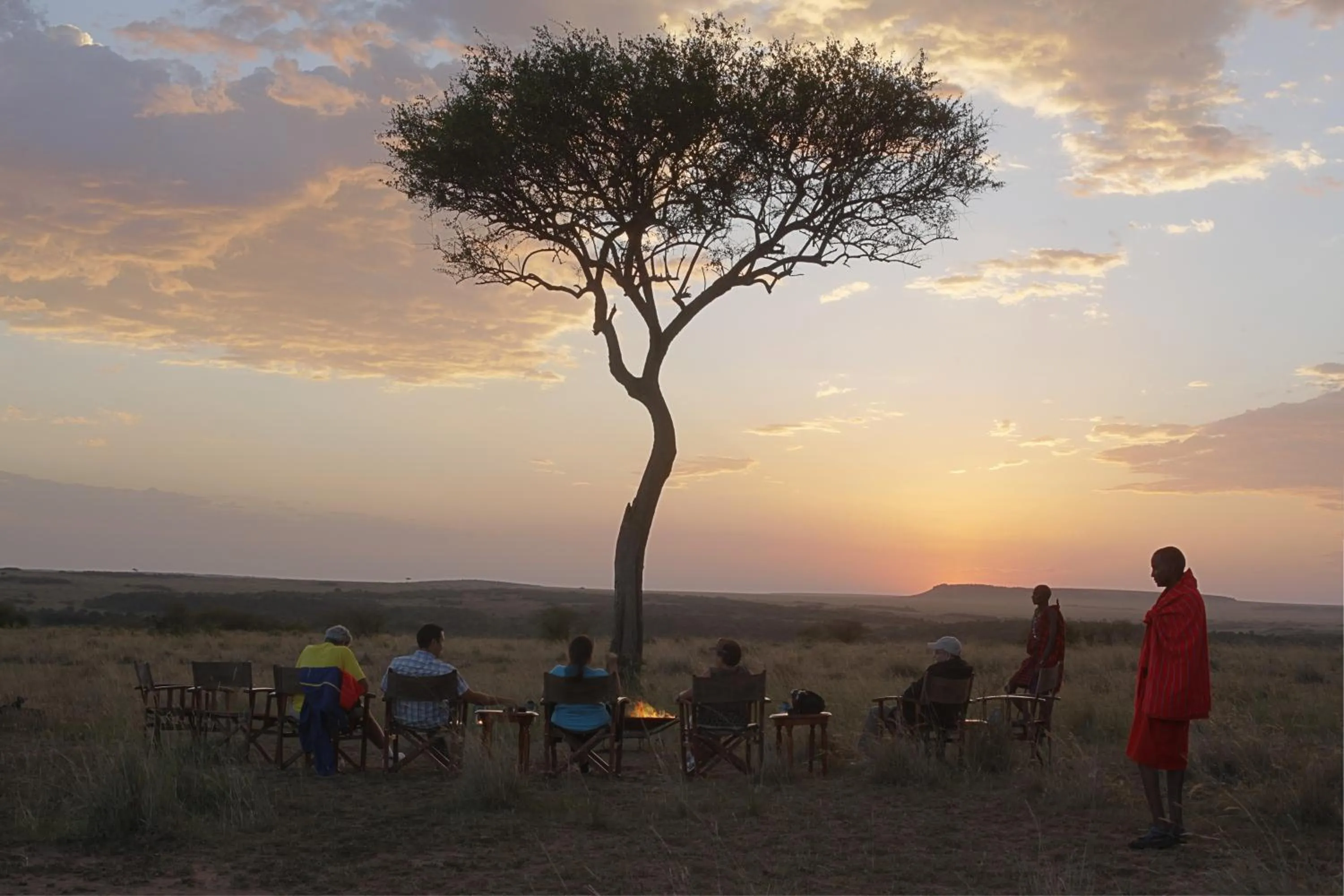 View (from property/room) in Mara Ngenche Safari Camp - Maasai Mara National Reserve