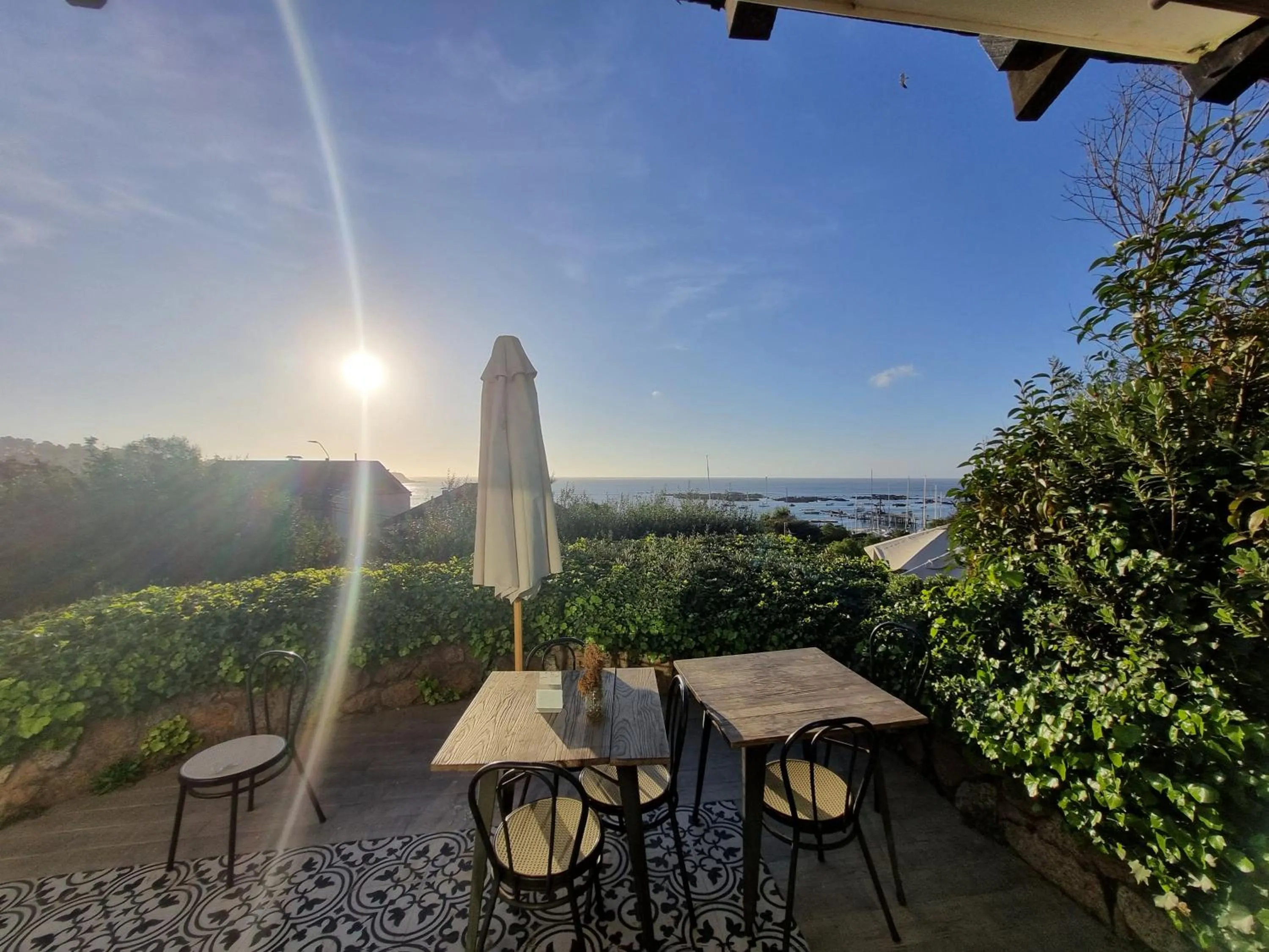 Patio in Winery Hotel Boutique