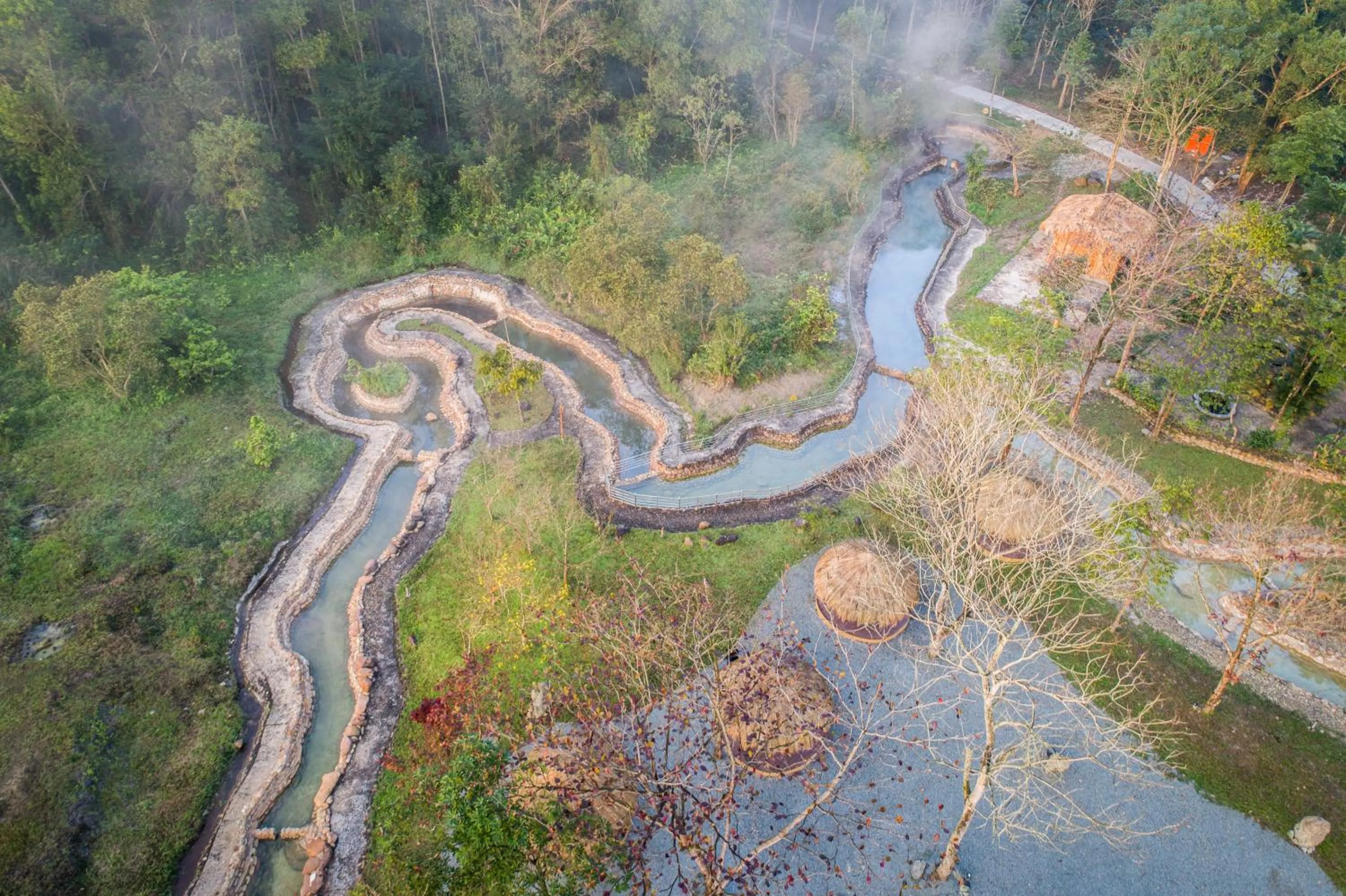 Bird's eye view in Thanh Tan Hot Springs By Fusion