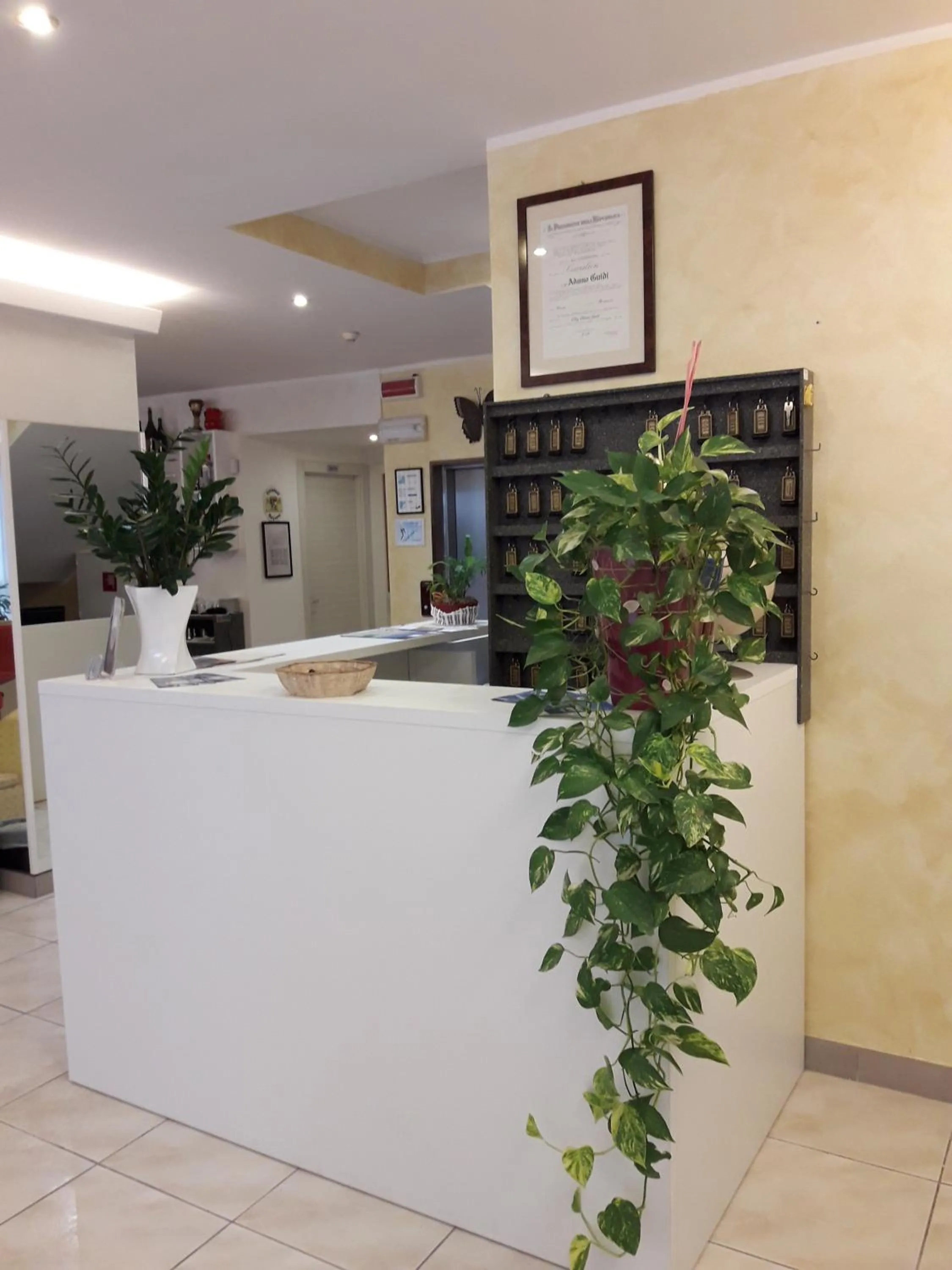 Lobby or reception in Hotel Imperiale