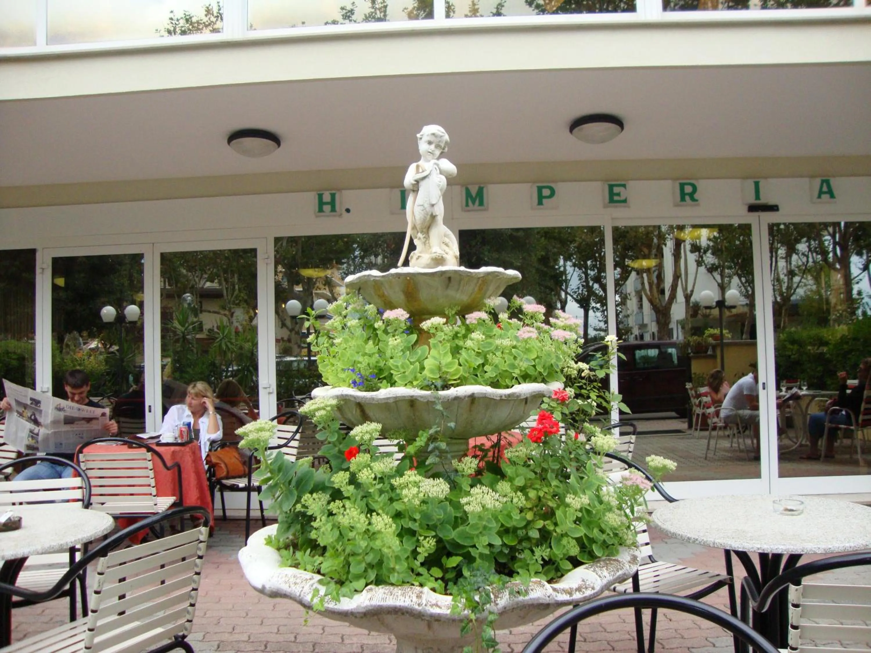 Decorative detail in Hotel Imperiale