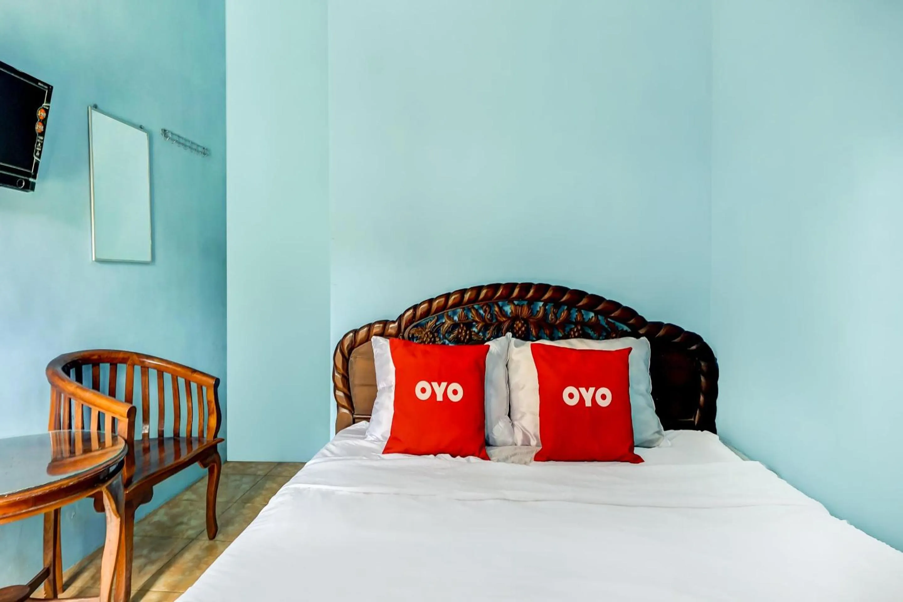 Bedroom, Bed in OYO Life 90879 Ara Predator Funpark