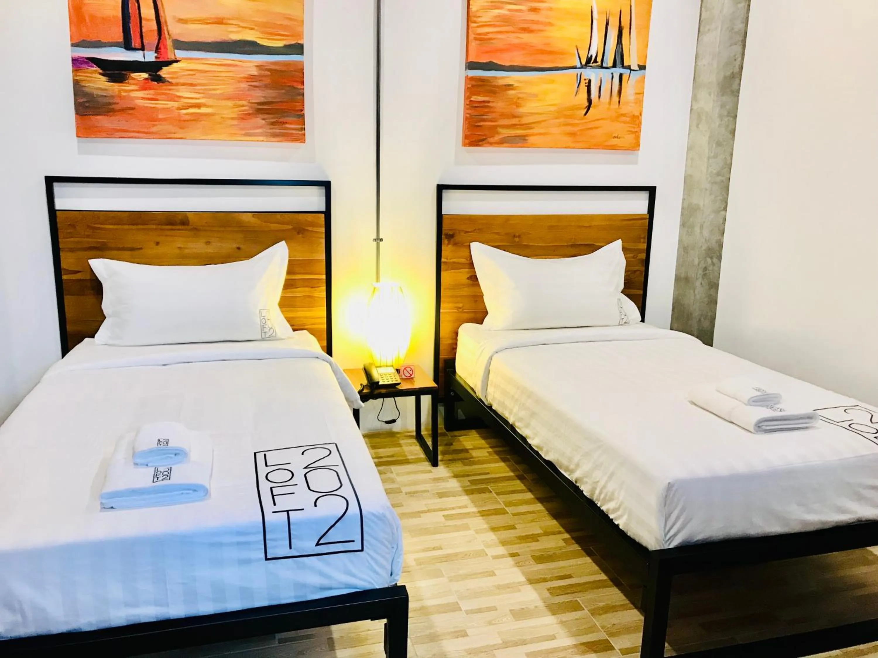 Bed in Loft 202 Hotel