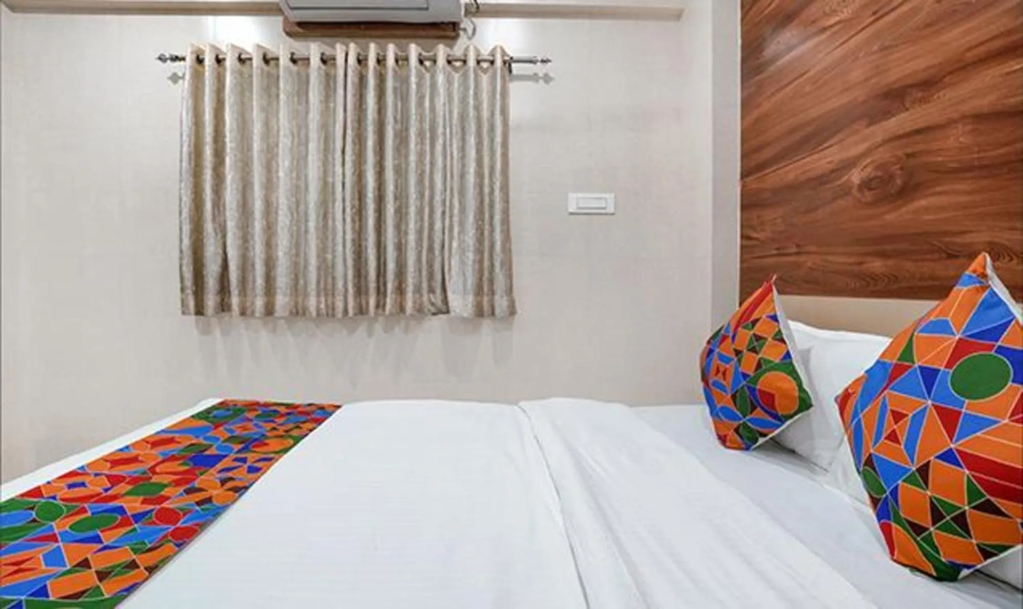 Bed in FabHotel White Gold - Nr Mahape