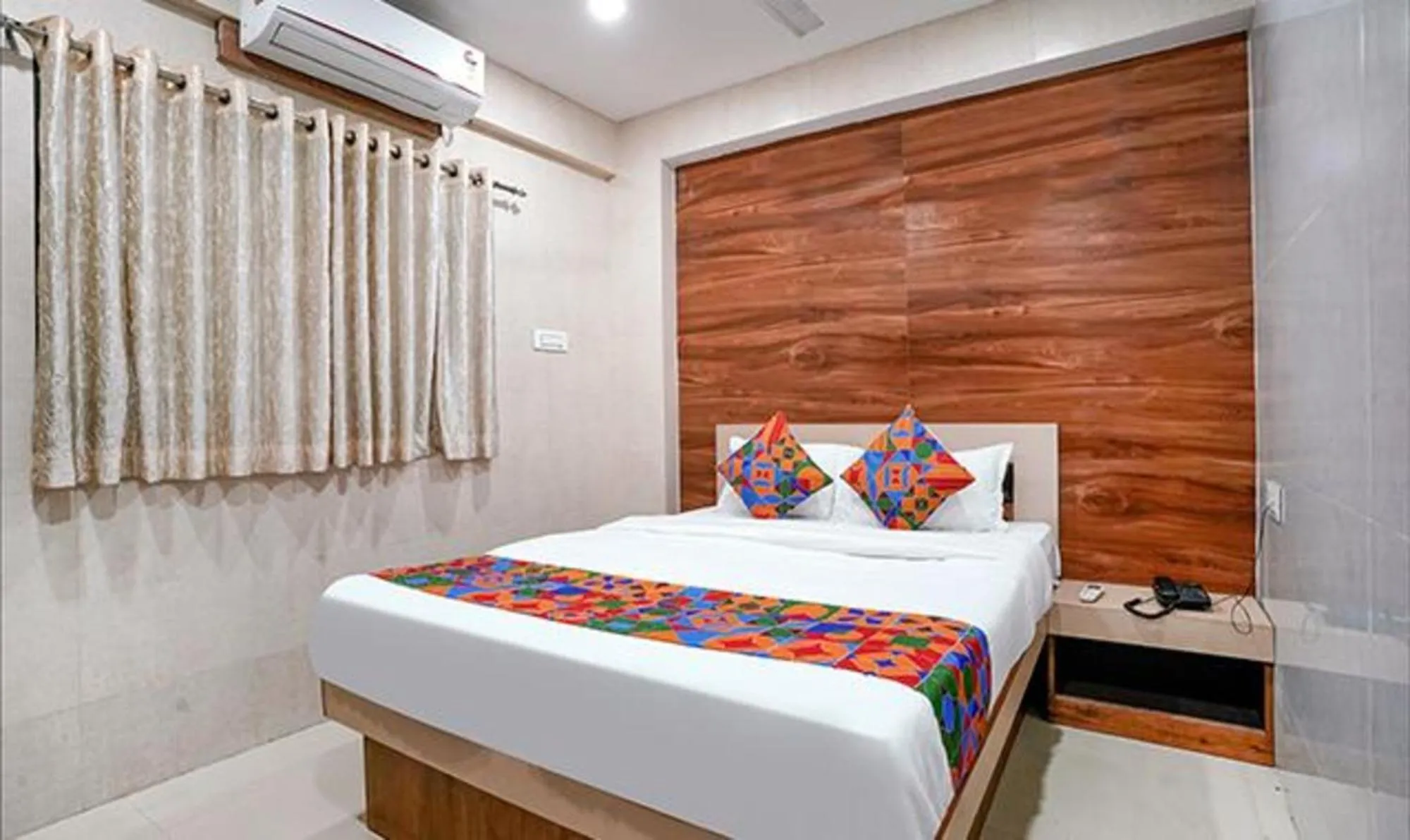 Bed in FabHotel White Gold - Nr Mahape