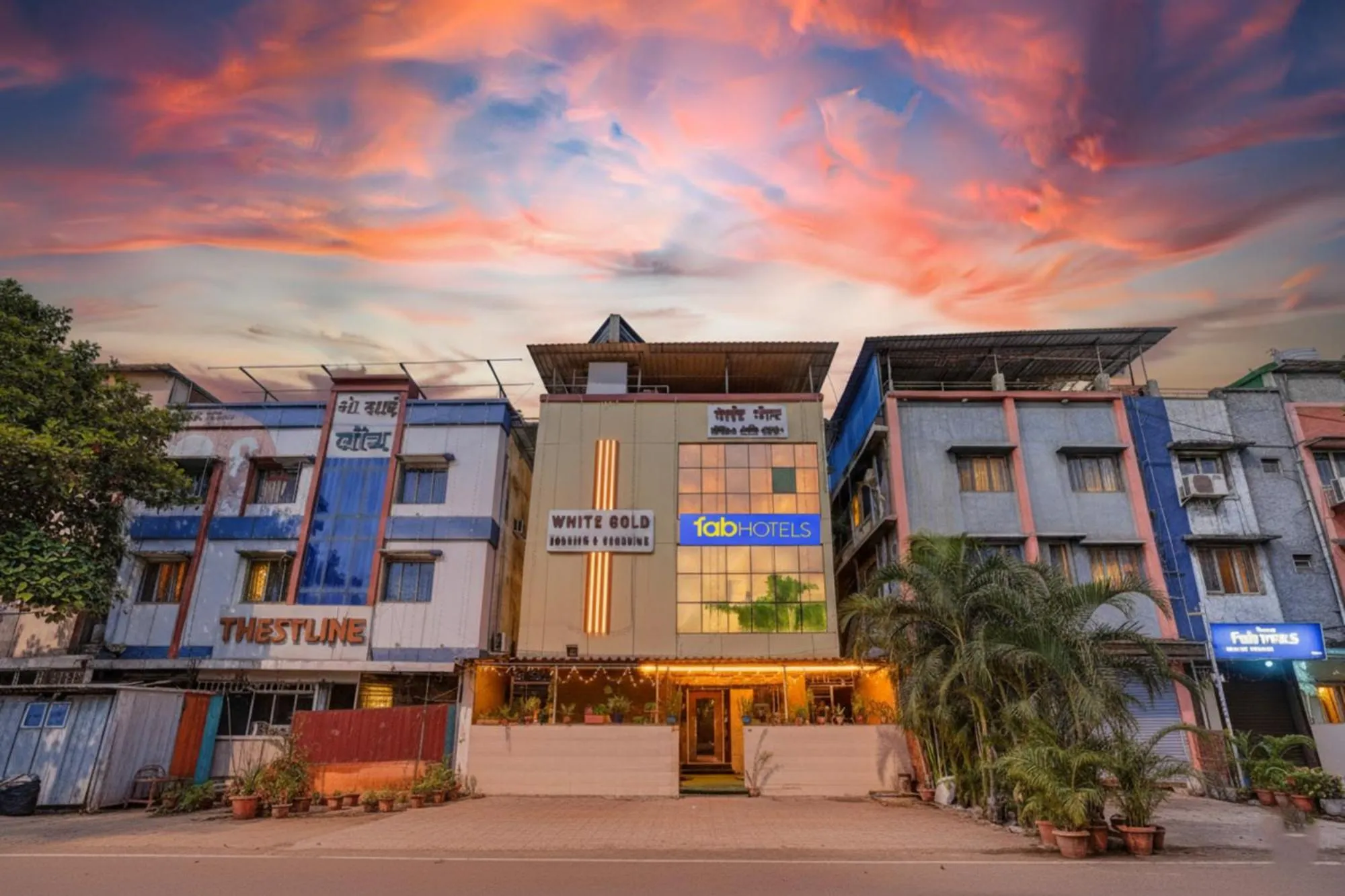 Facade/entrance in FabHotel White Gold - Nr Mahape