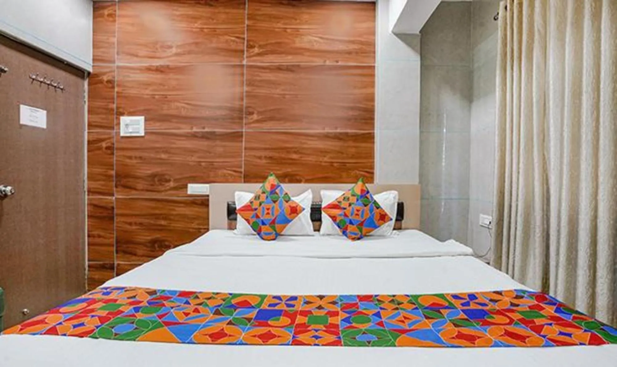 Bed in FabHotel White Gold - Nr Mahape