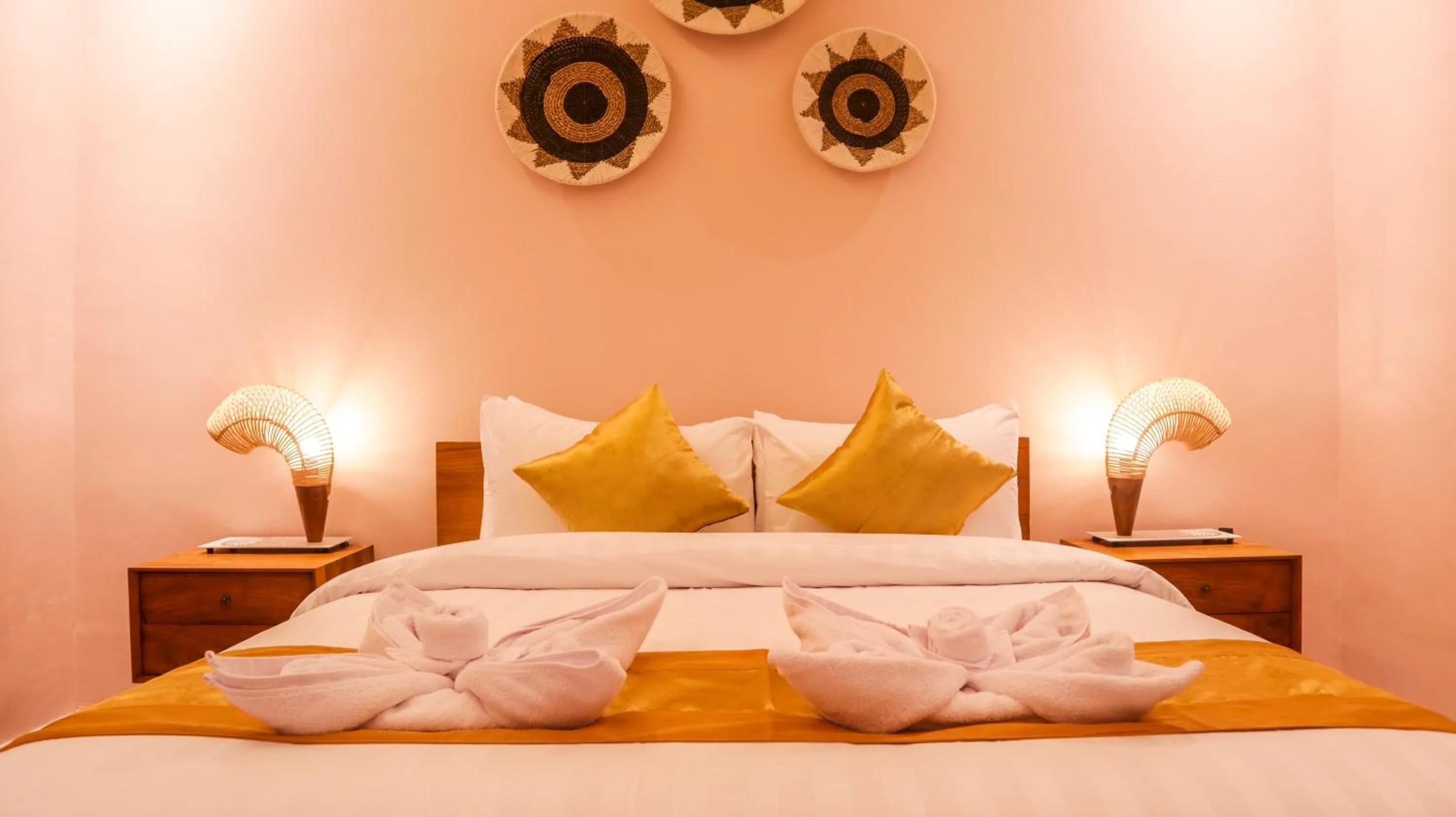 Bed in Omah Siliran Heritage