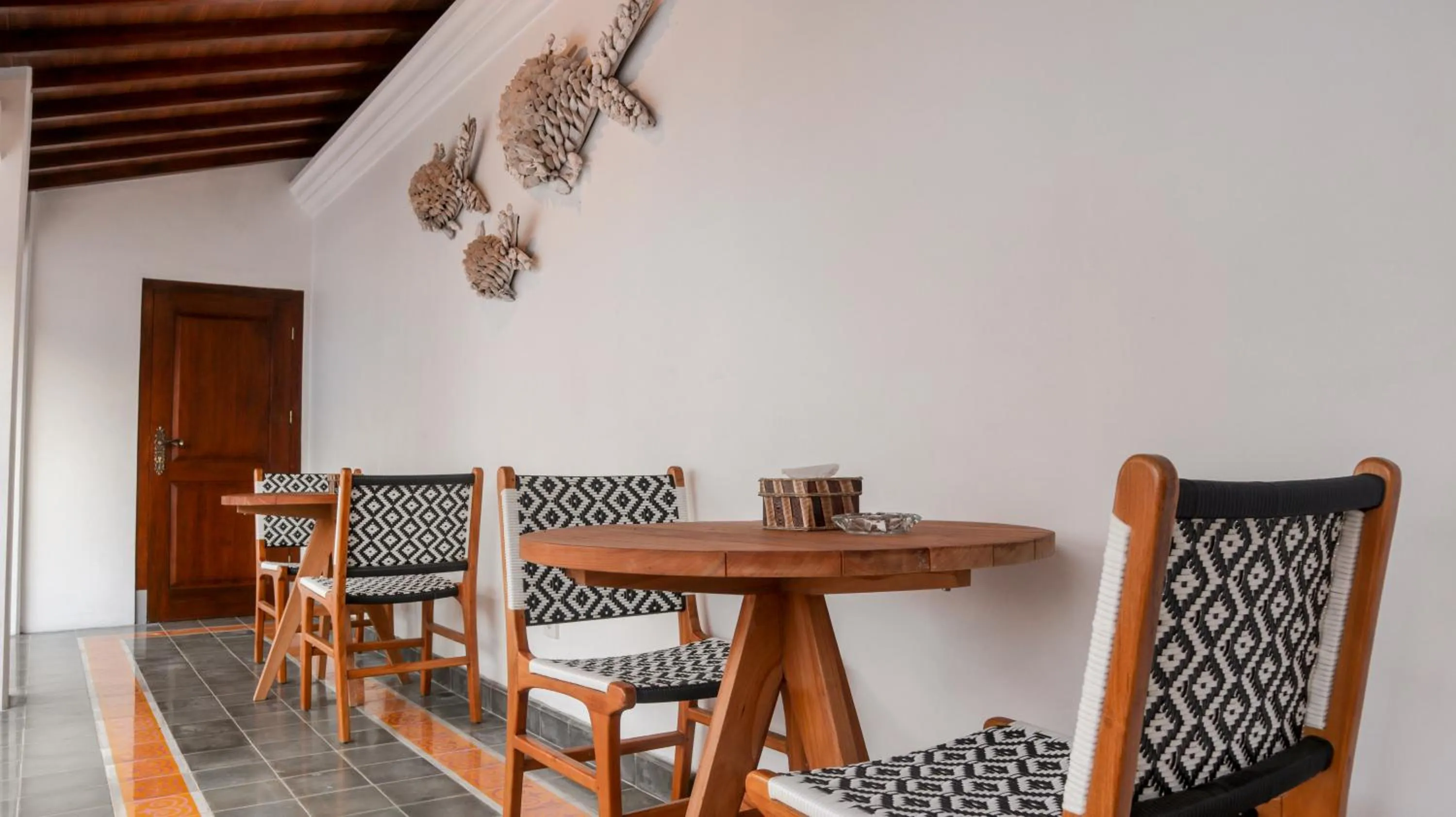 Seating area in Omah Siliran Heritage