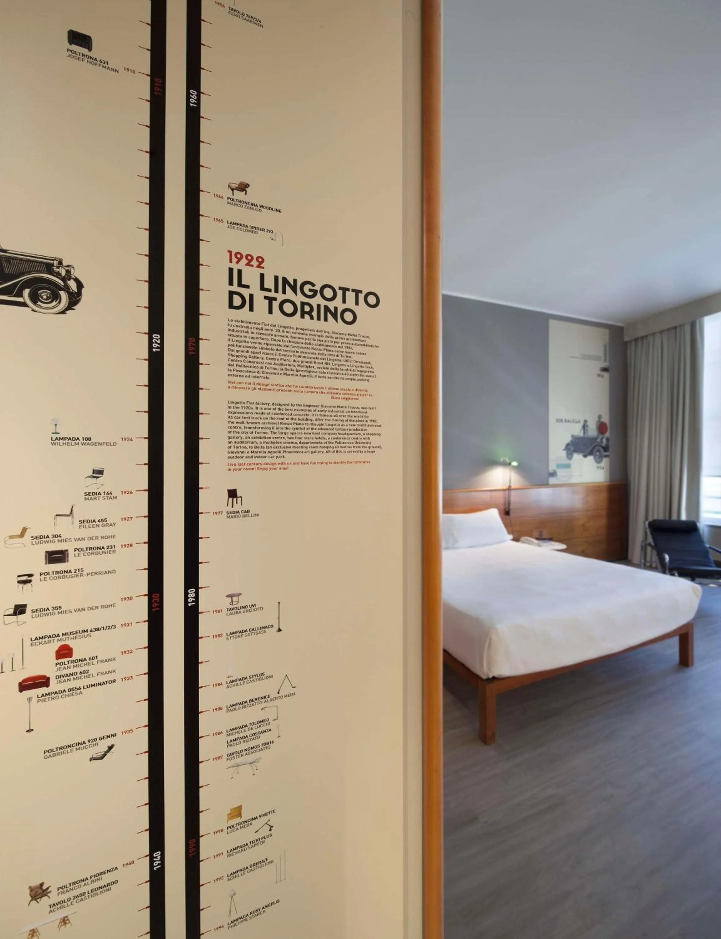 Bedroom, Bed in NH Torino Lingotto Congress