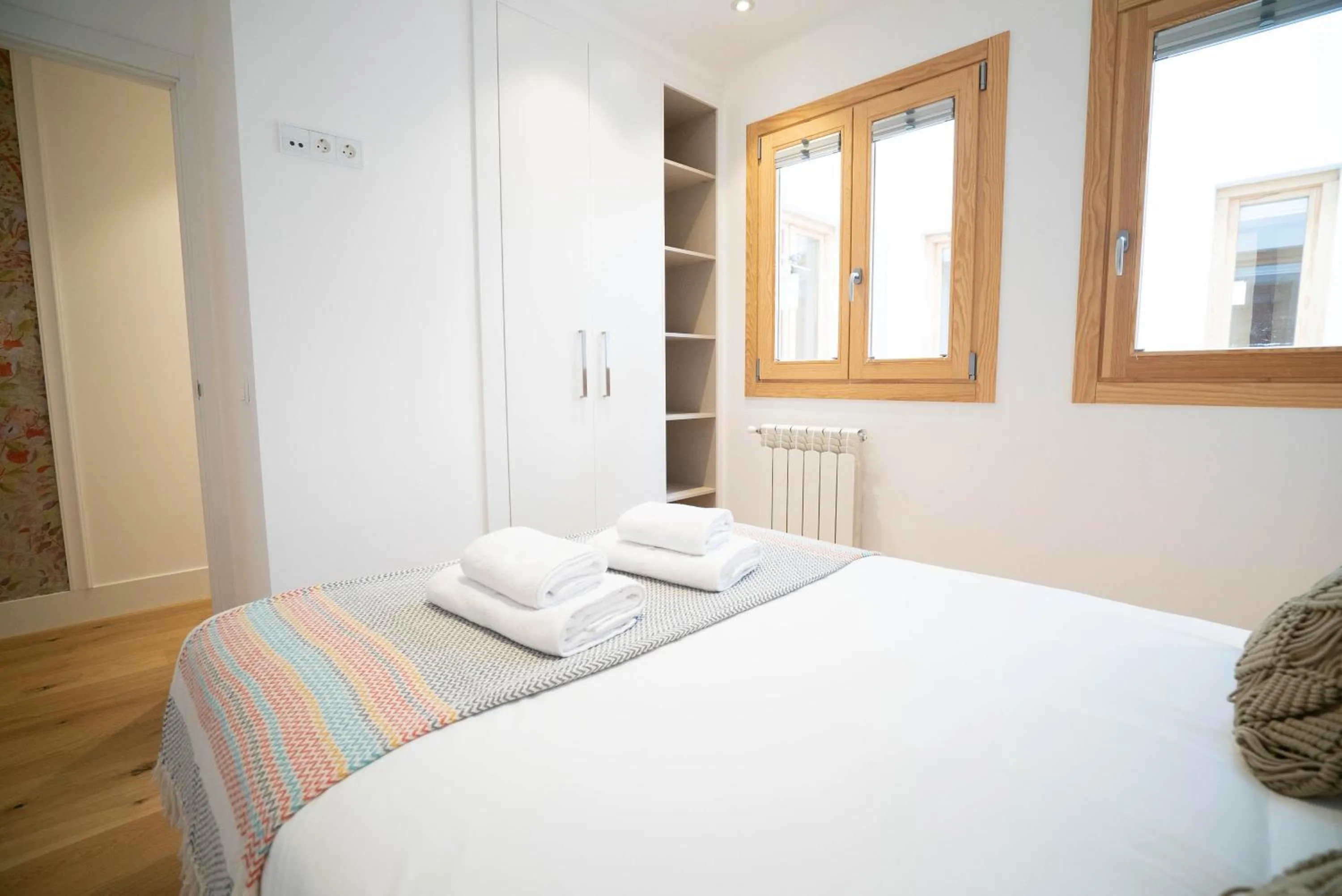 Bed in Smartr Madrid Gran Via Apartments