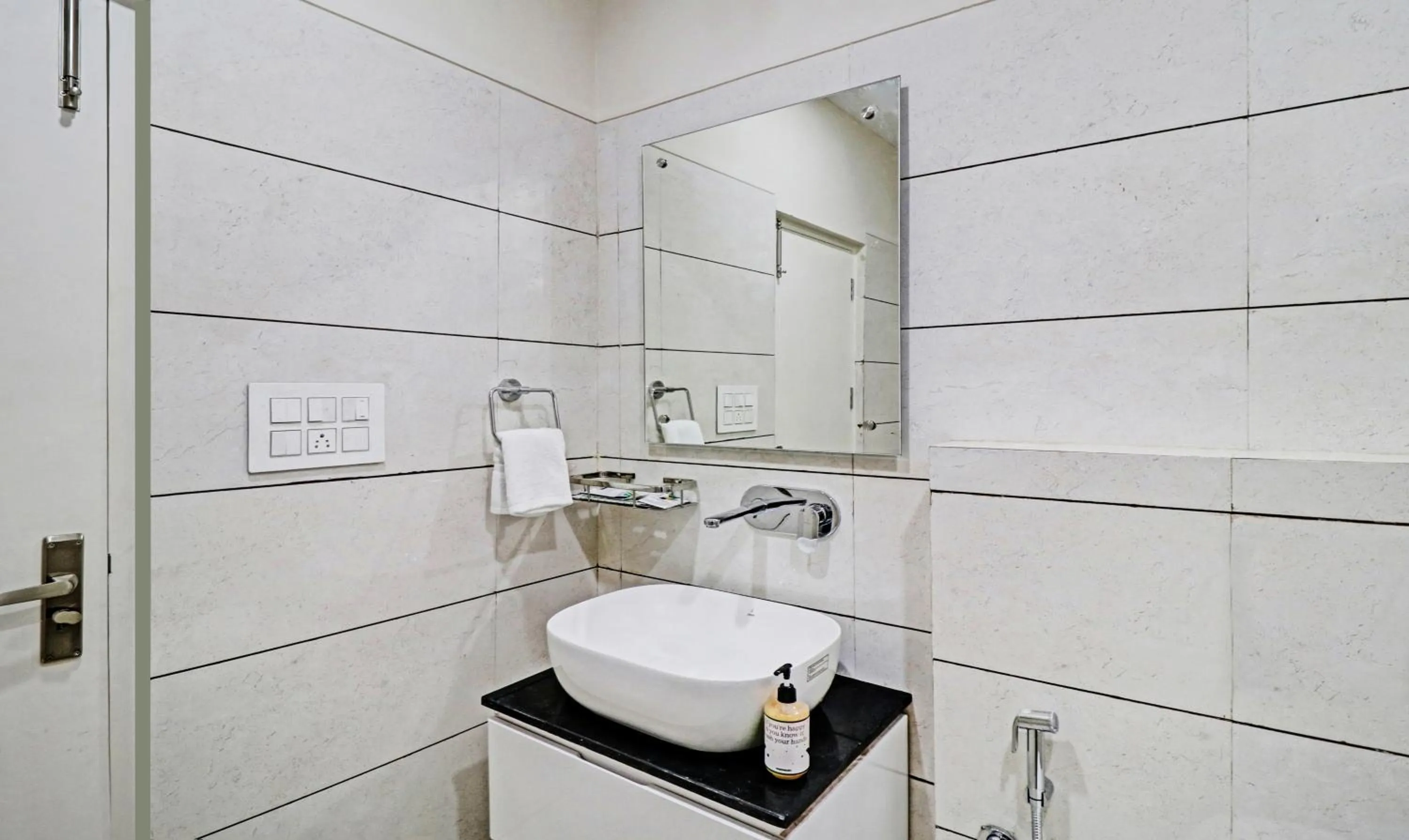 Bathroom in Treebo Kamron Regency Sector 80