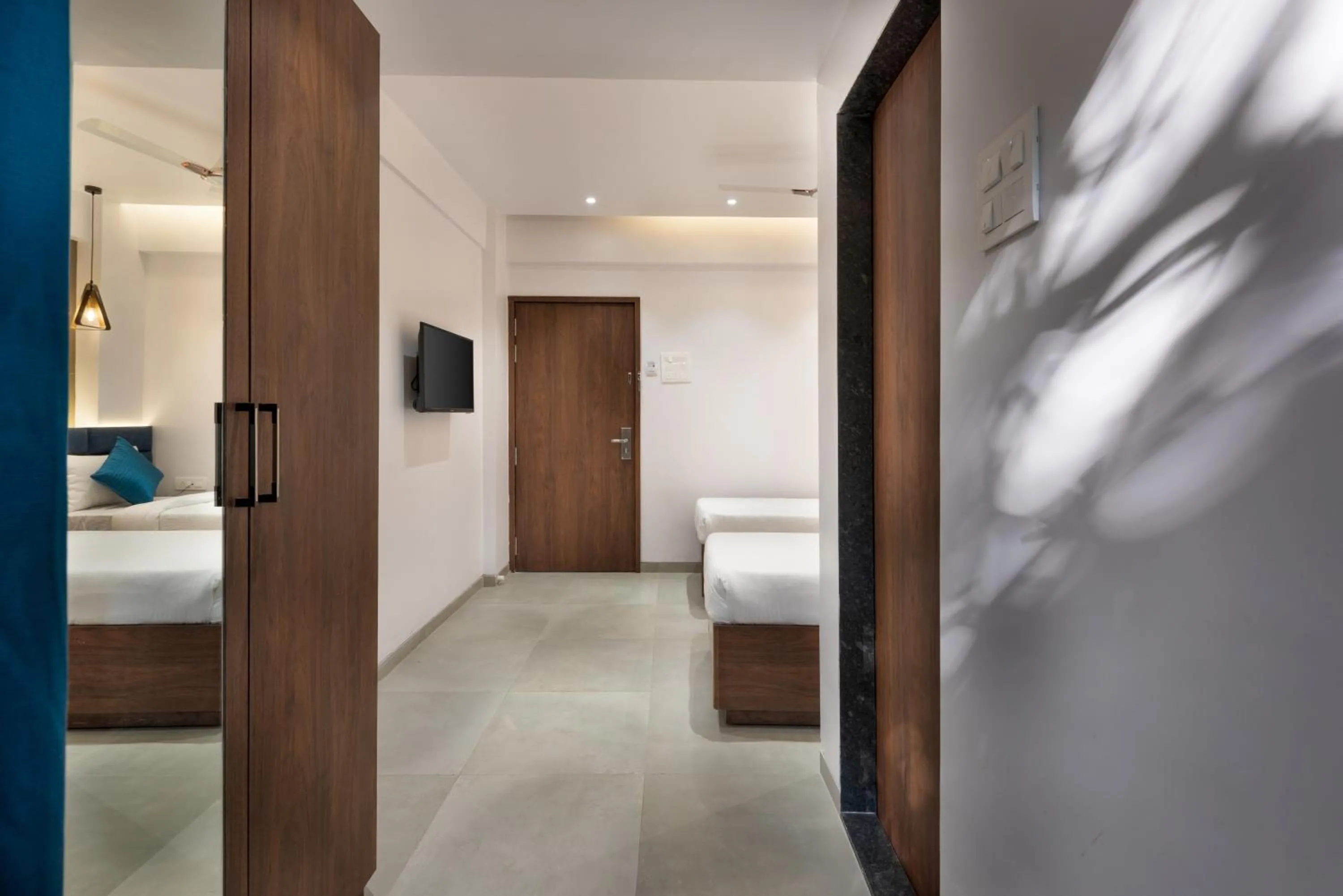 Bedroom, Bed in Paramount Riverfront Resort & Spa, Karjat