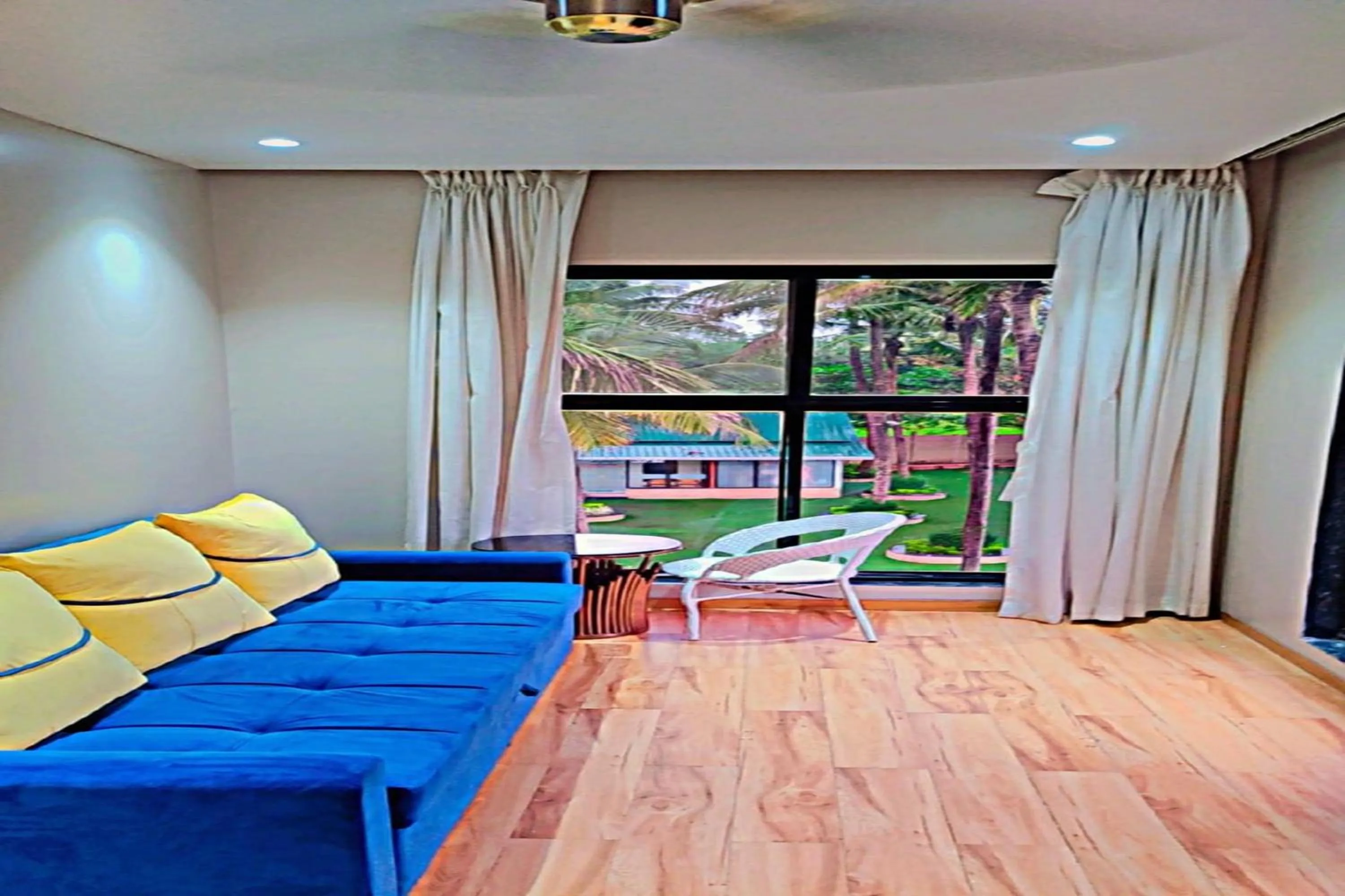 Seating area in Paramount Riverfront Resort & Spa, Karjat