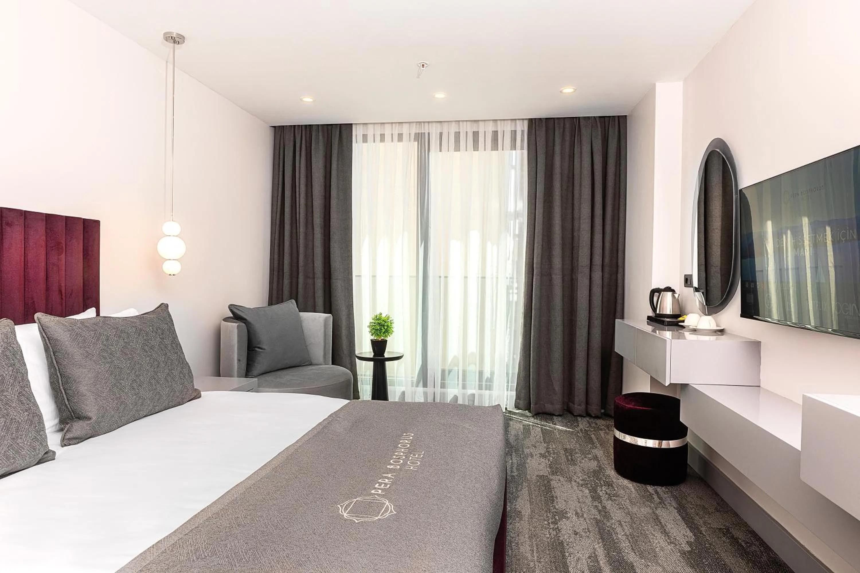 Bed in Pera Bosphorus Hotel