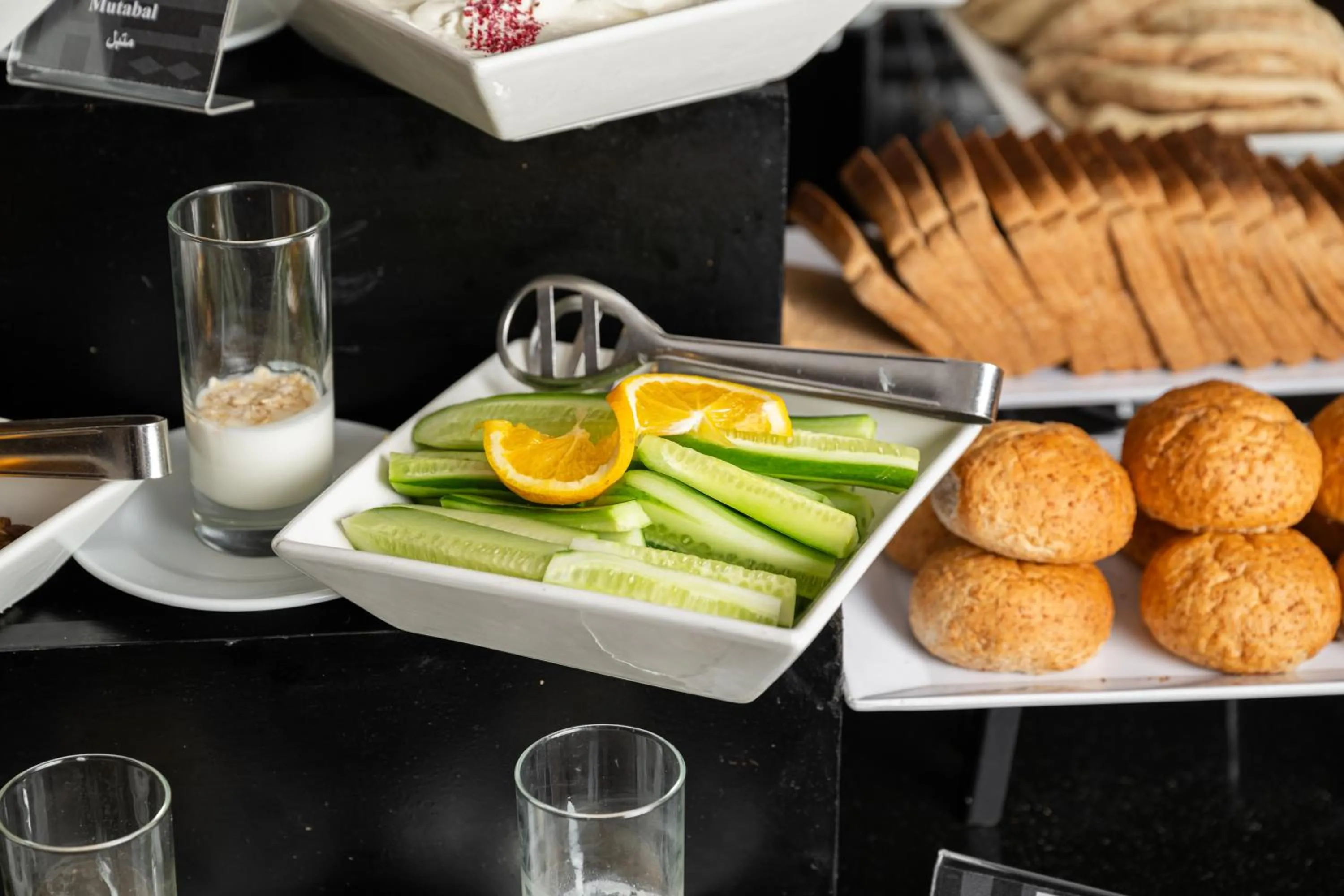 Continental breakfast in Elaf Bakkah Hotel