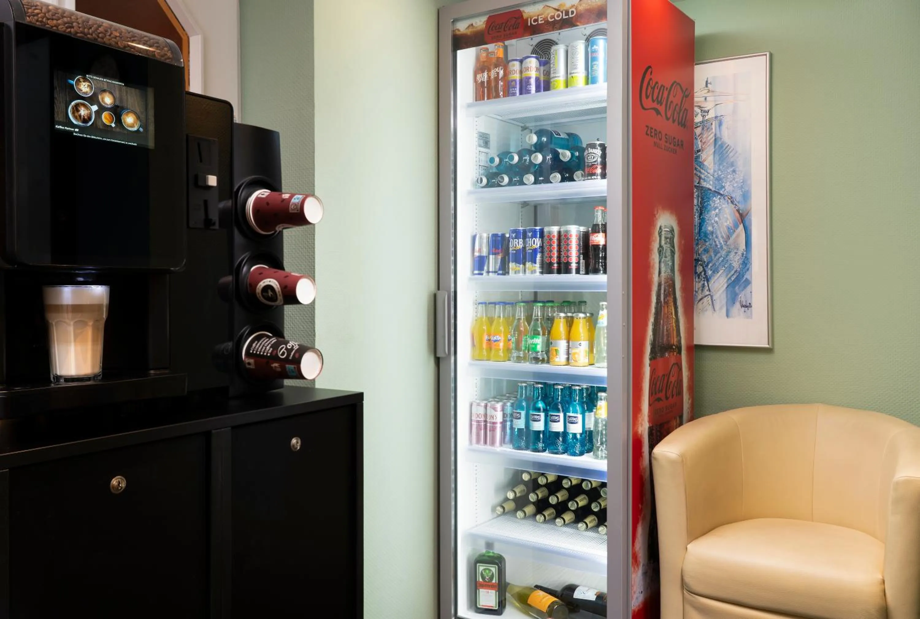 vending machine in Sophien Hotel